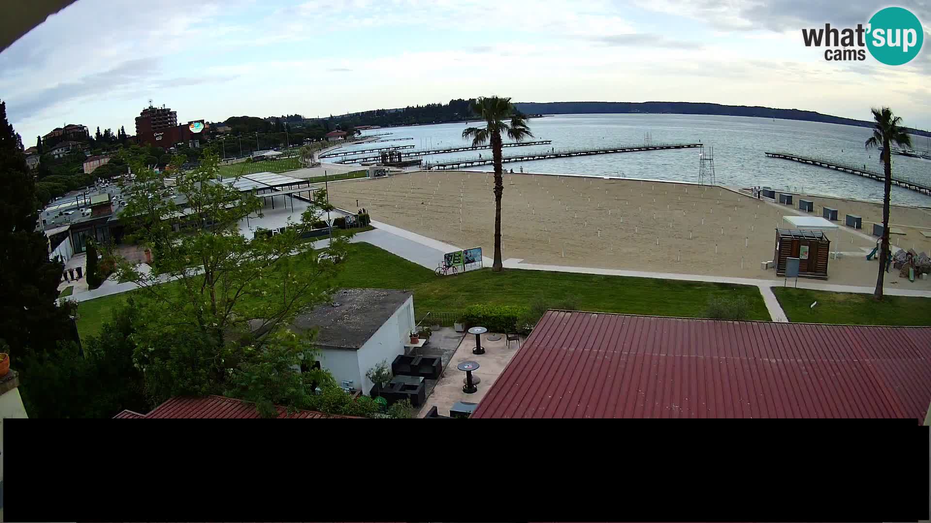 Spiaggia di Portorose live webcam