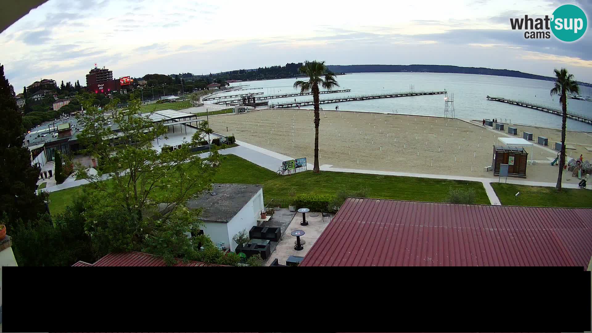 Spletna kamera plaža Portorož
