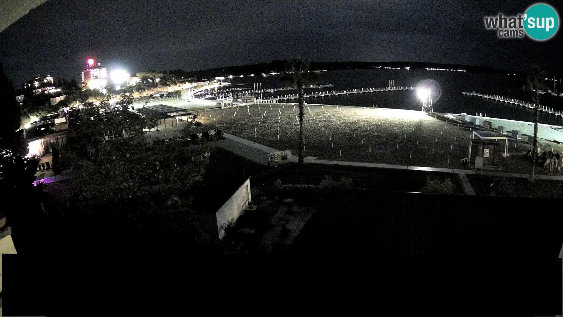 Webcam Live Strand in Portorož