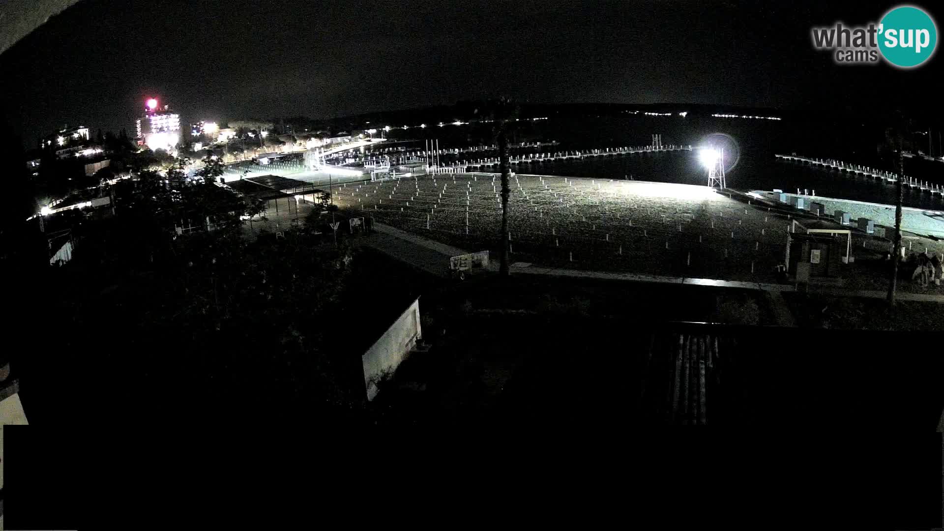 Playa Portorož camera en vivo