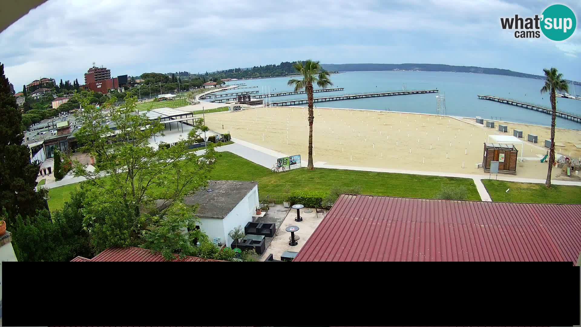Spletna kamera plaža Portorož