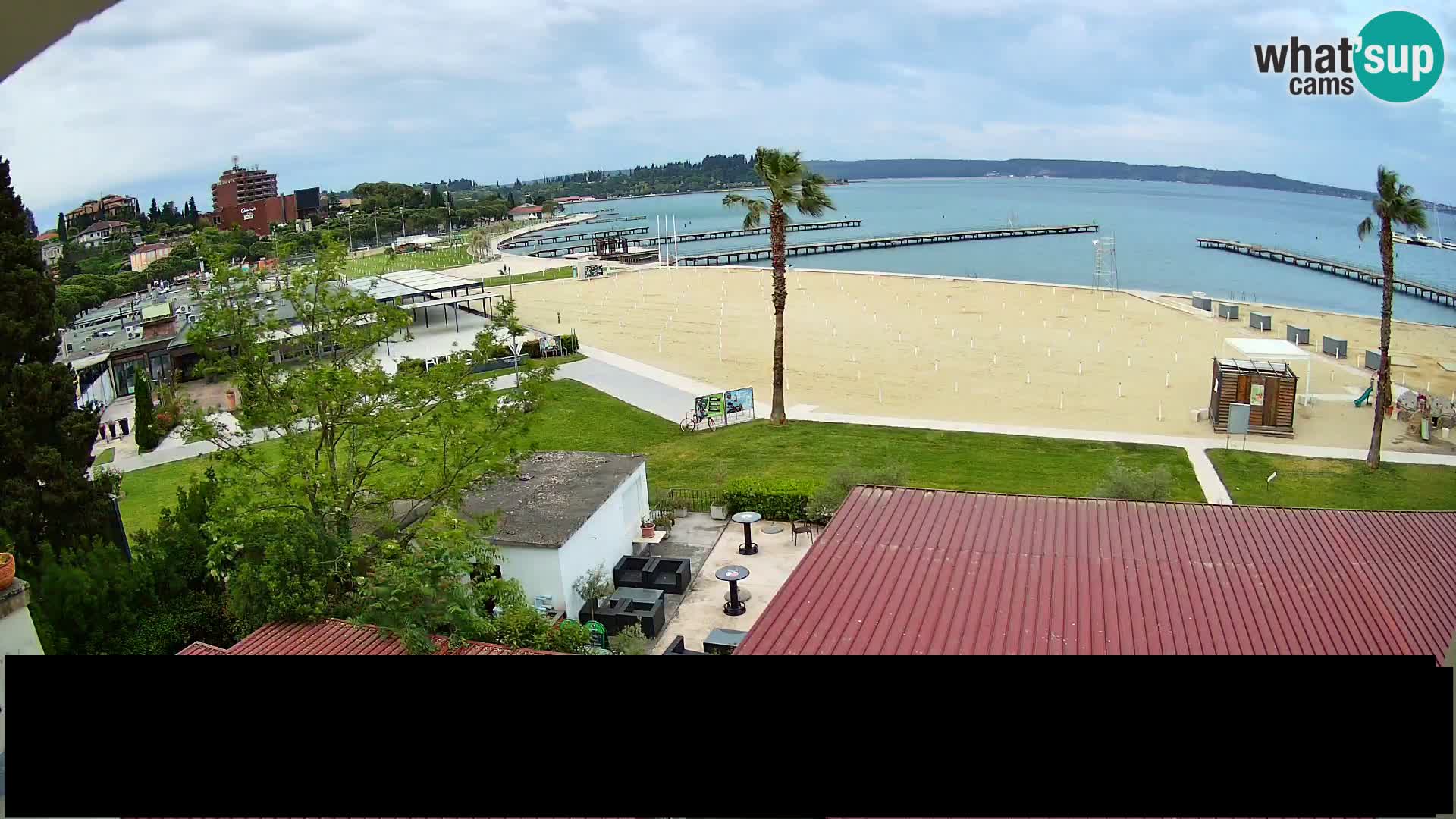 Webcam Live Playa de Portorož