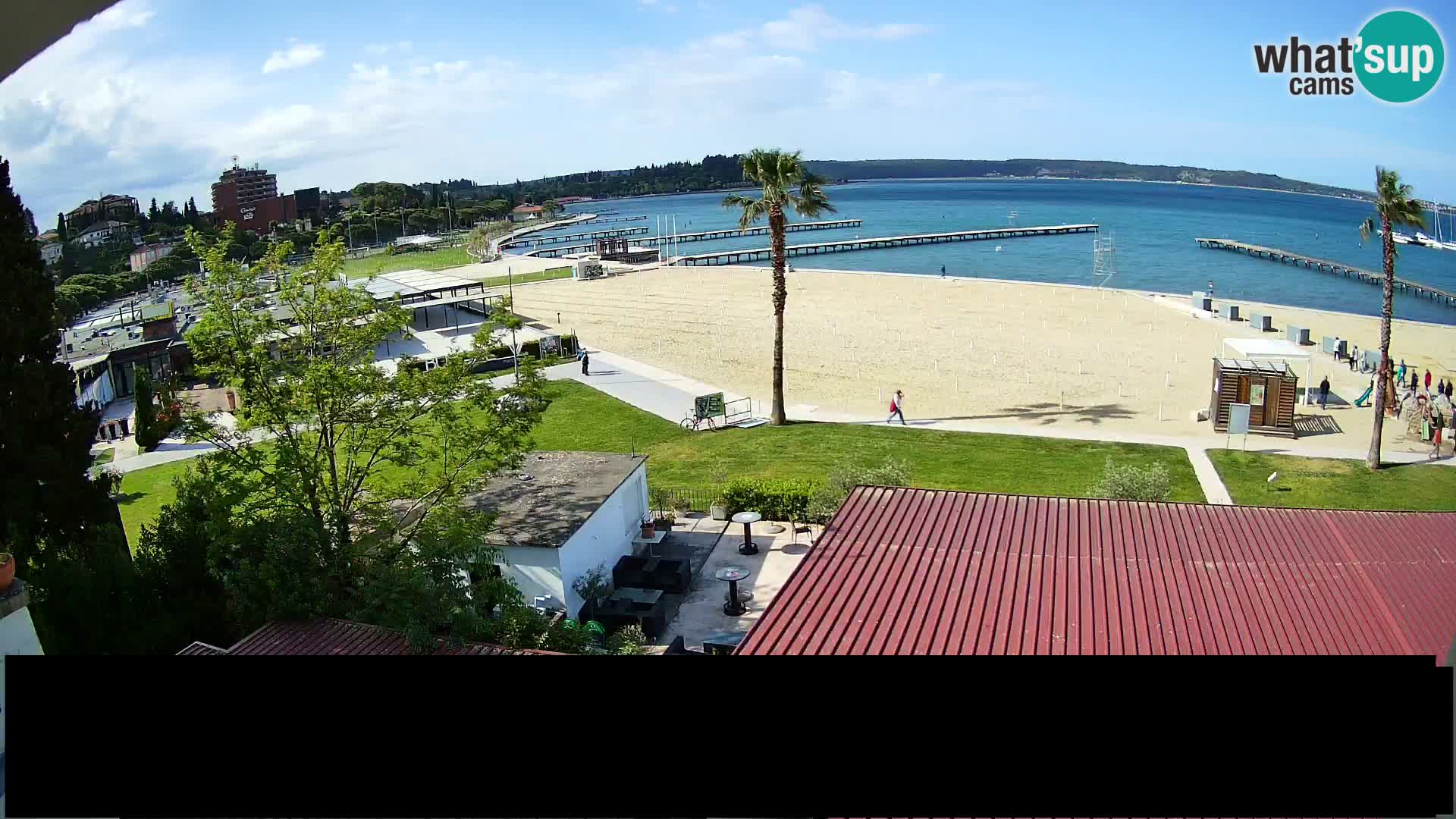 Spletna kamera plaža Portorož
