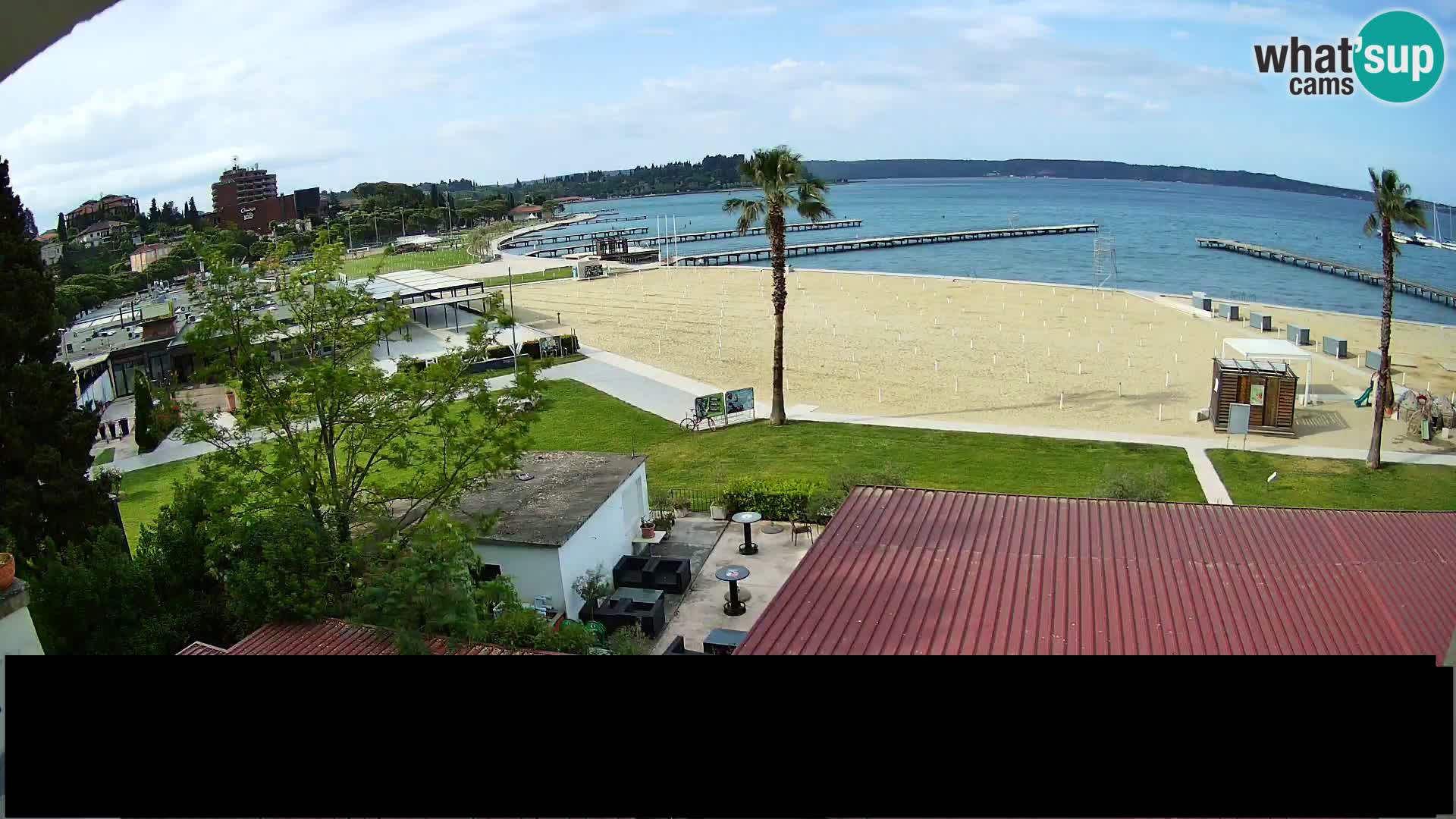 Webcam Live Strand in Portorož