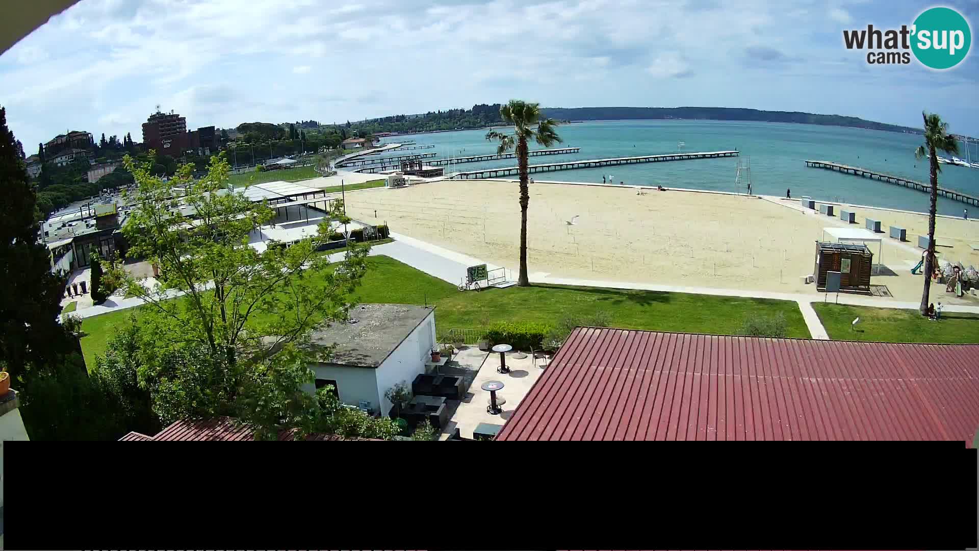 Spiaggia di Portorose live webcam