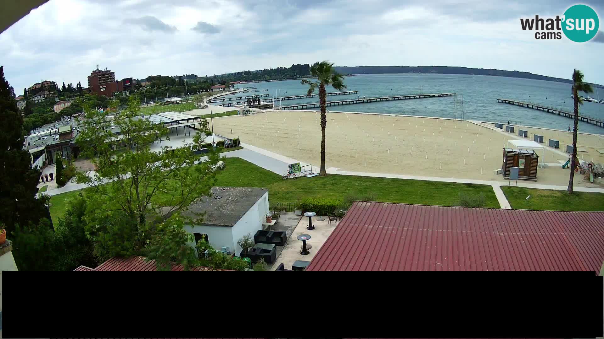 Plage Portorož live cam