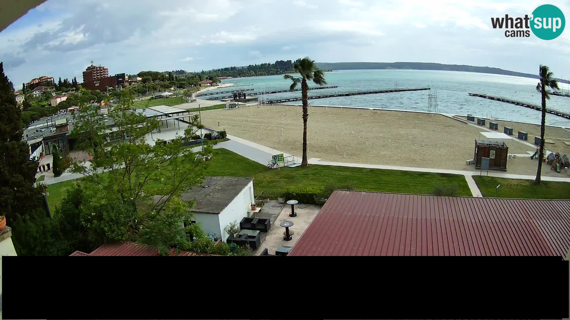 Spletna kamera Plaža Portorož