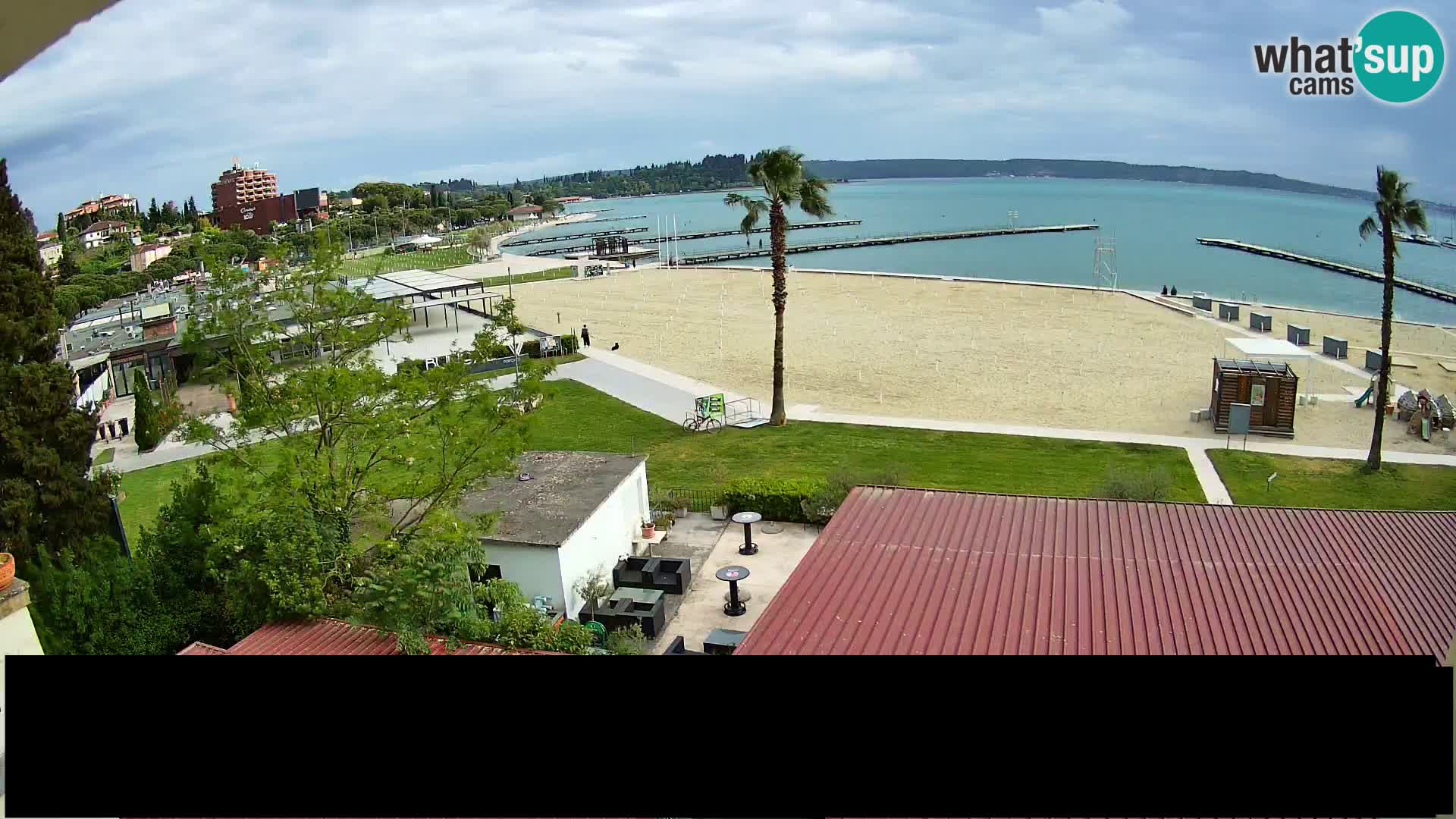 Webcam Live Playa de Portorož
