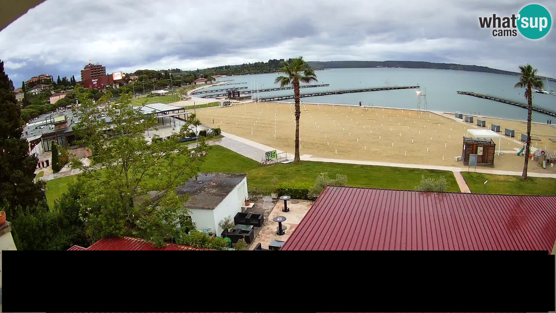 Webcam Live Playa de Portorož