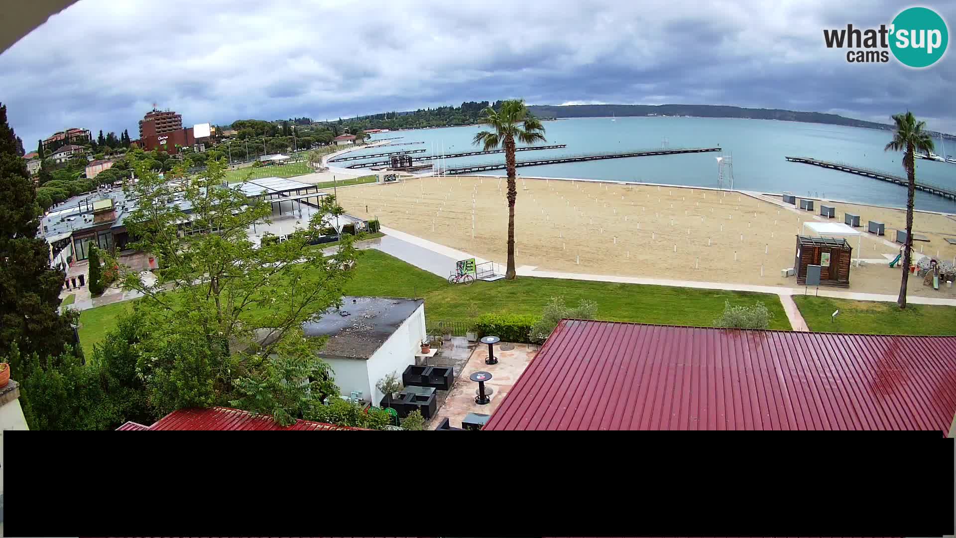 Web kamera Portorož plaža – Kavarna Karamela
