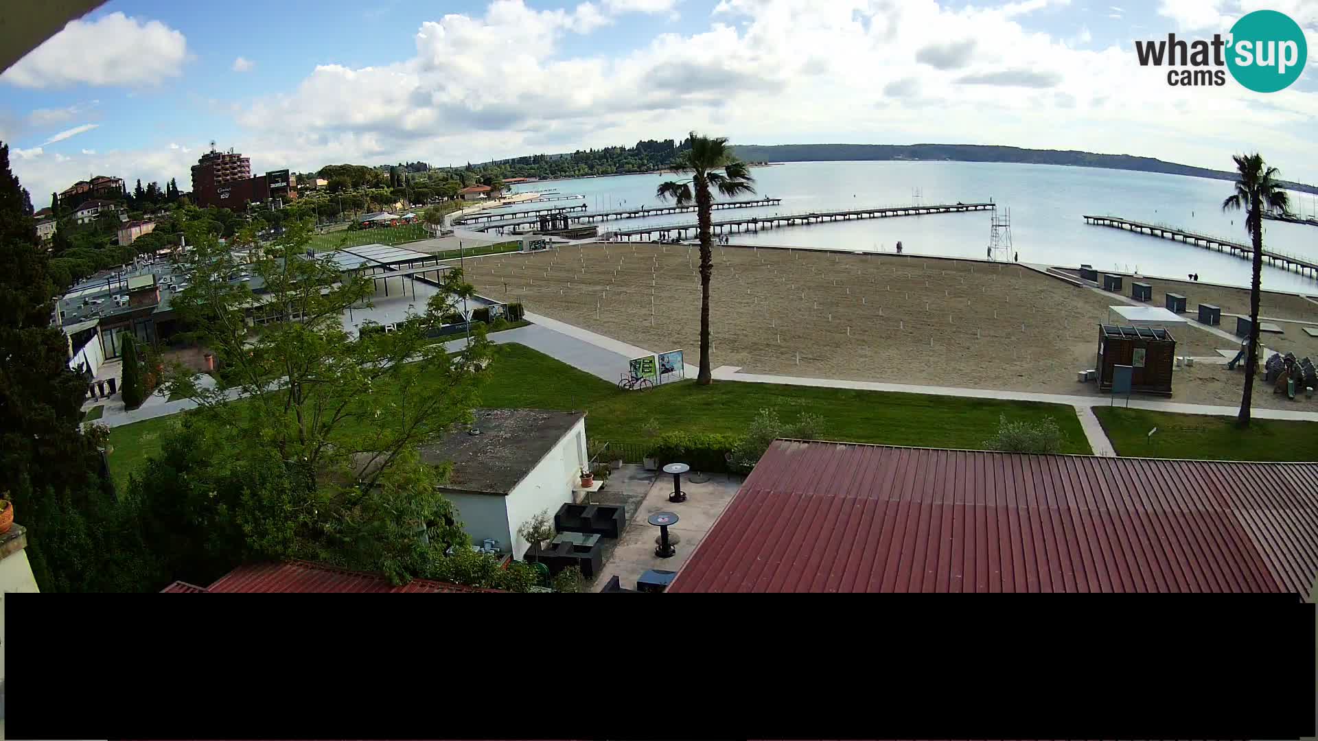 Spletna kamera Plaža Portorož