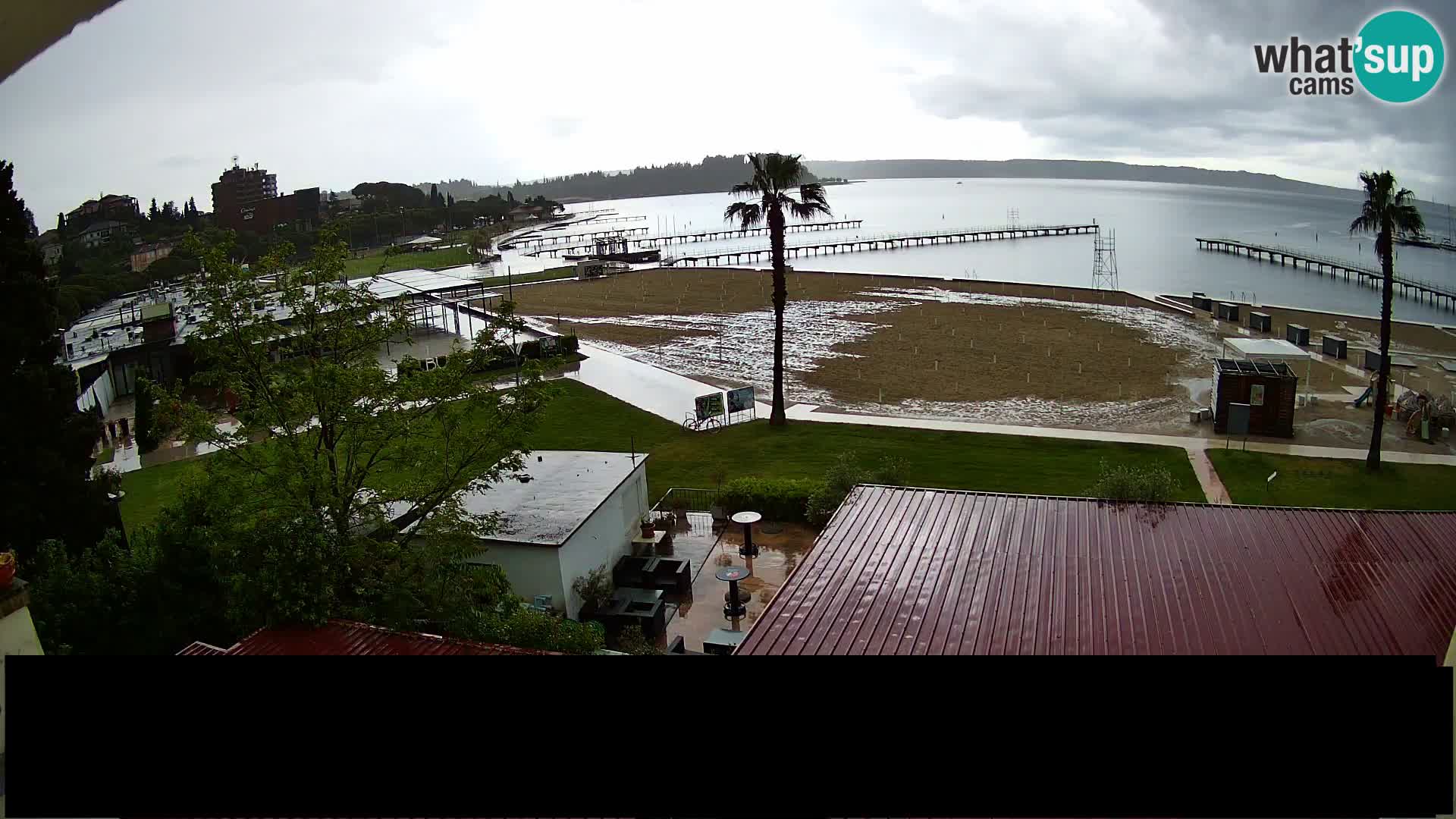 Webcam live Playa Portorož – Caffe Karamela