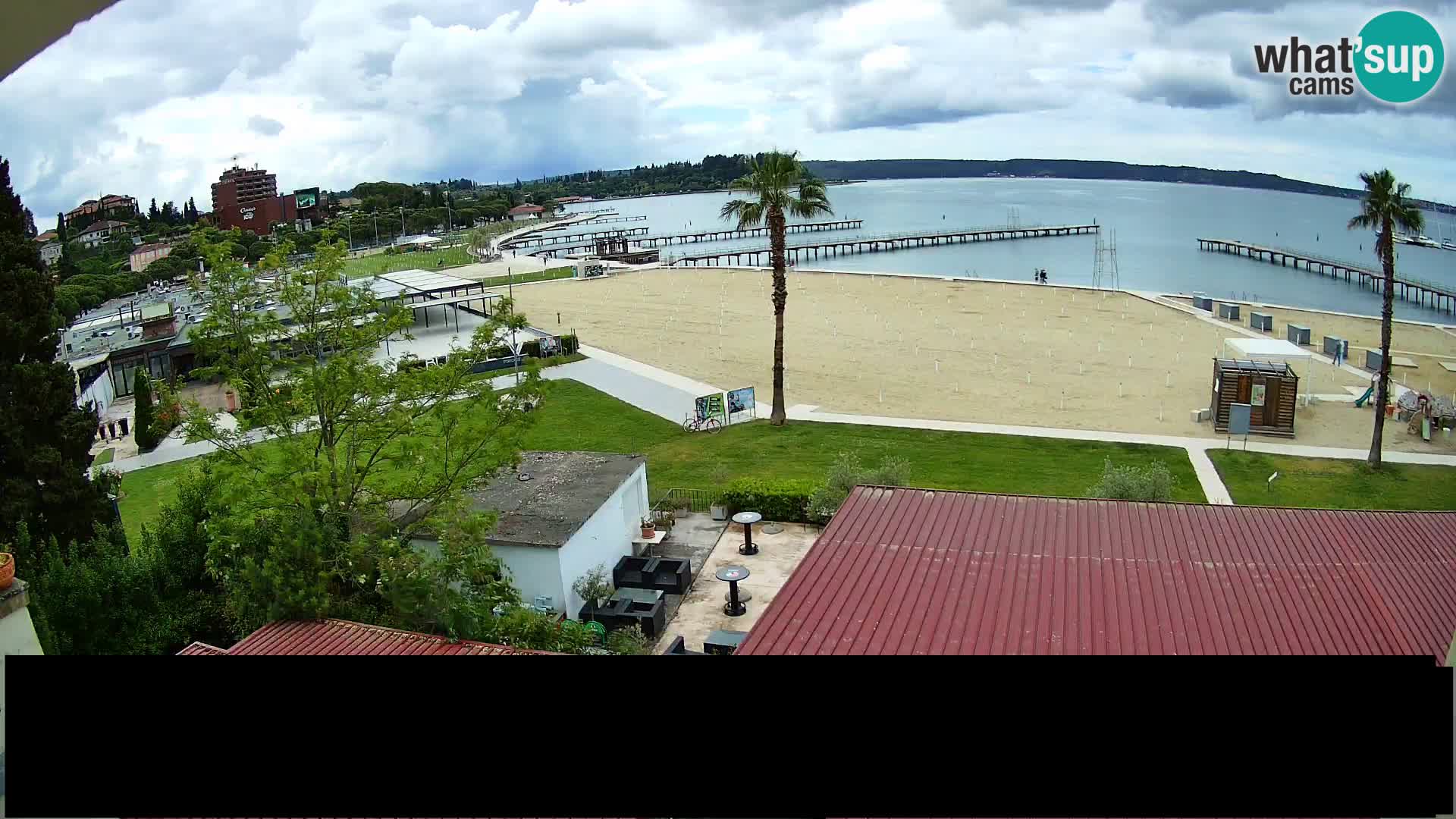 Webcam Live Spiaggia di Portorose