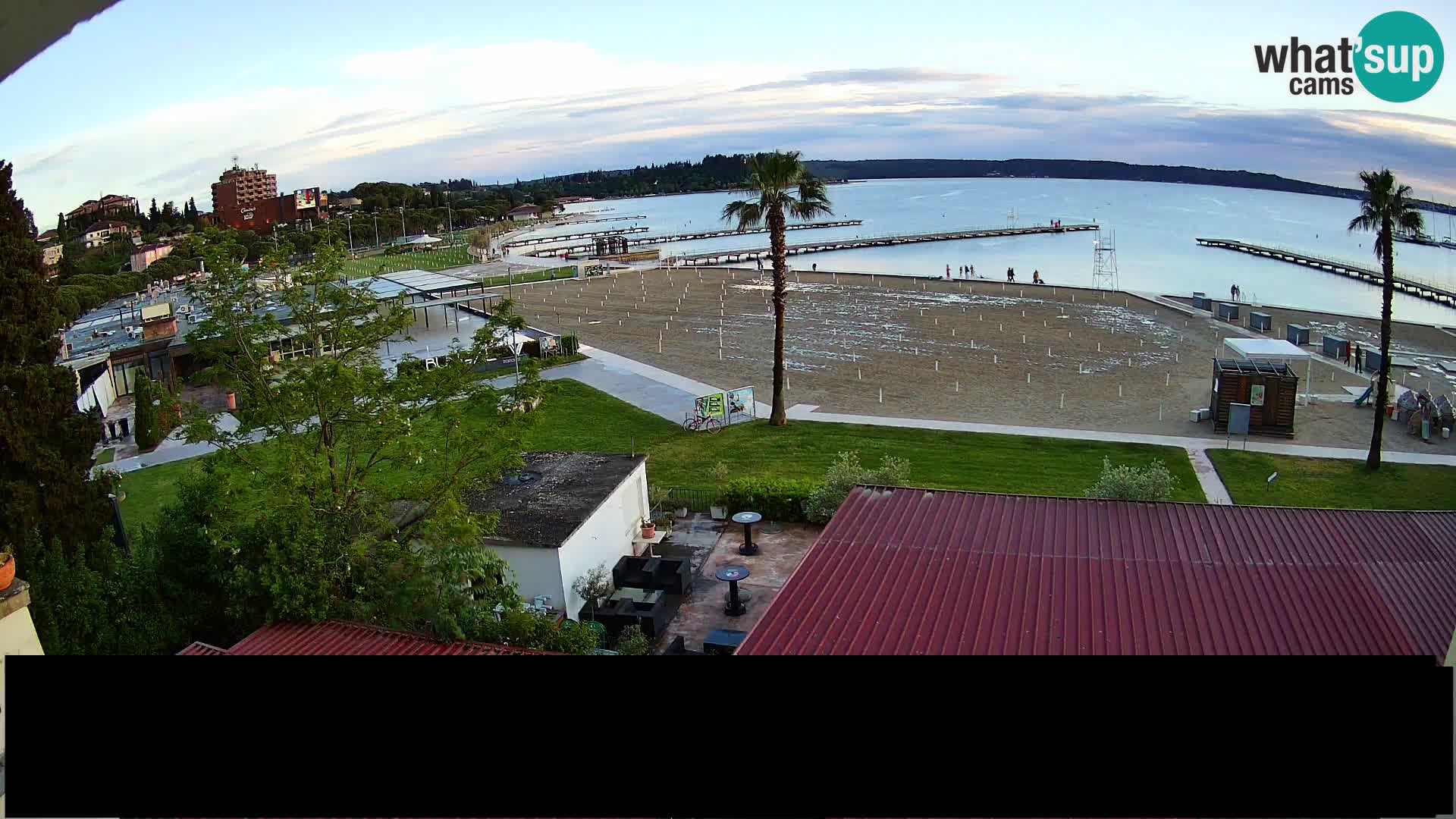 Plage Portorož live cam