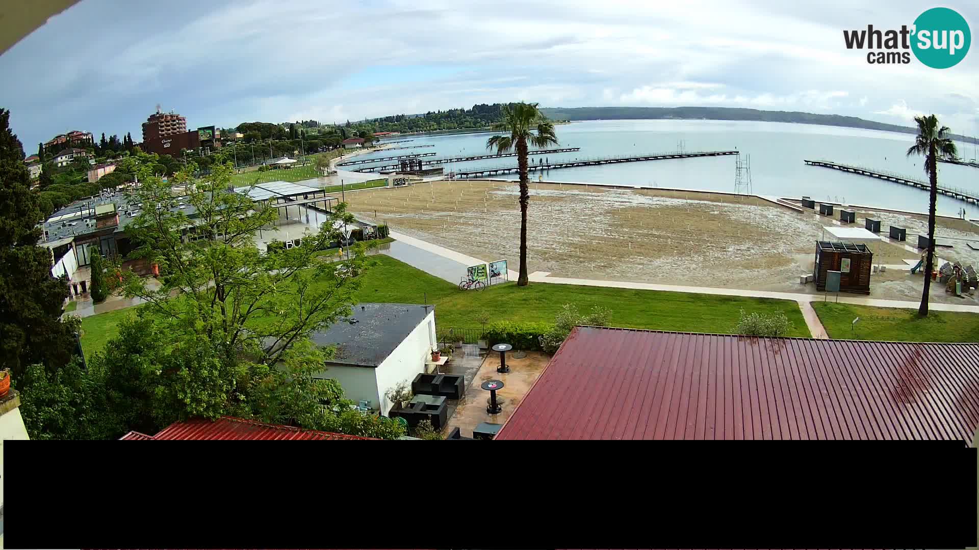 Spletna kamera plaža Portorož