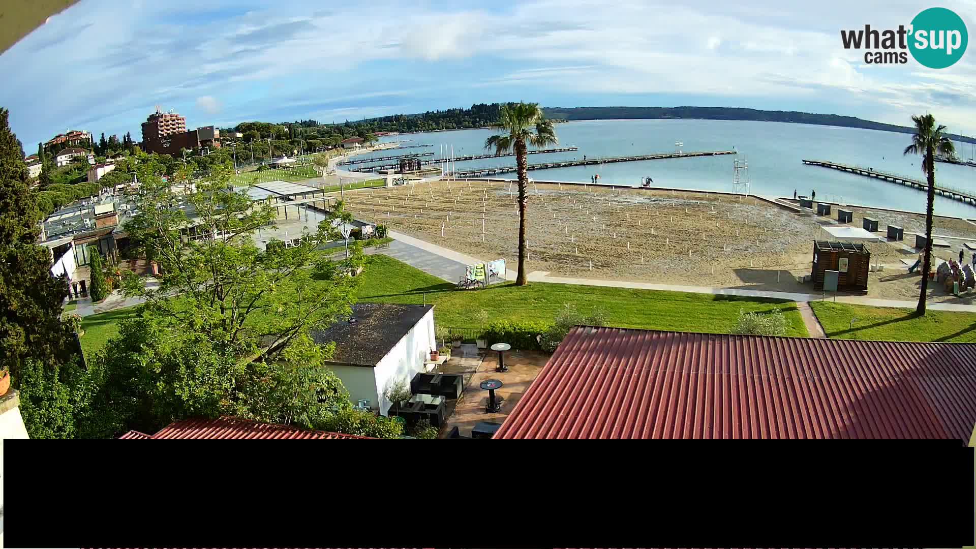 Webcam Portorož Strand – Karamela bar