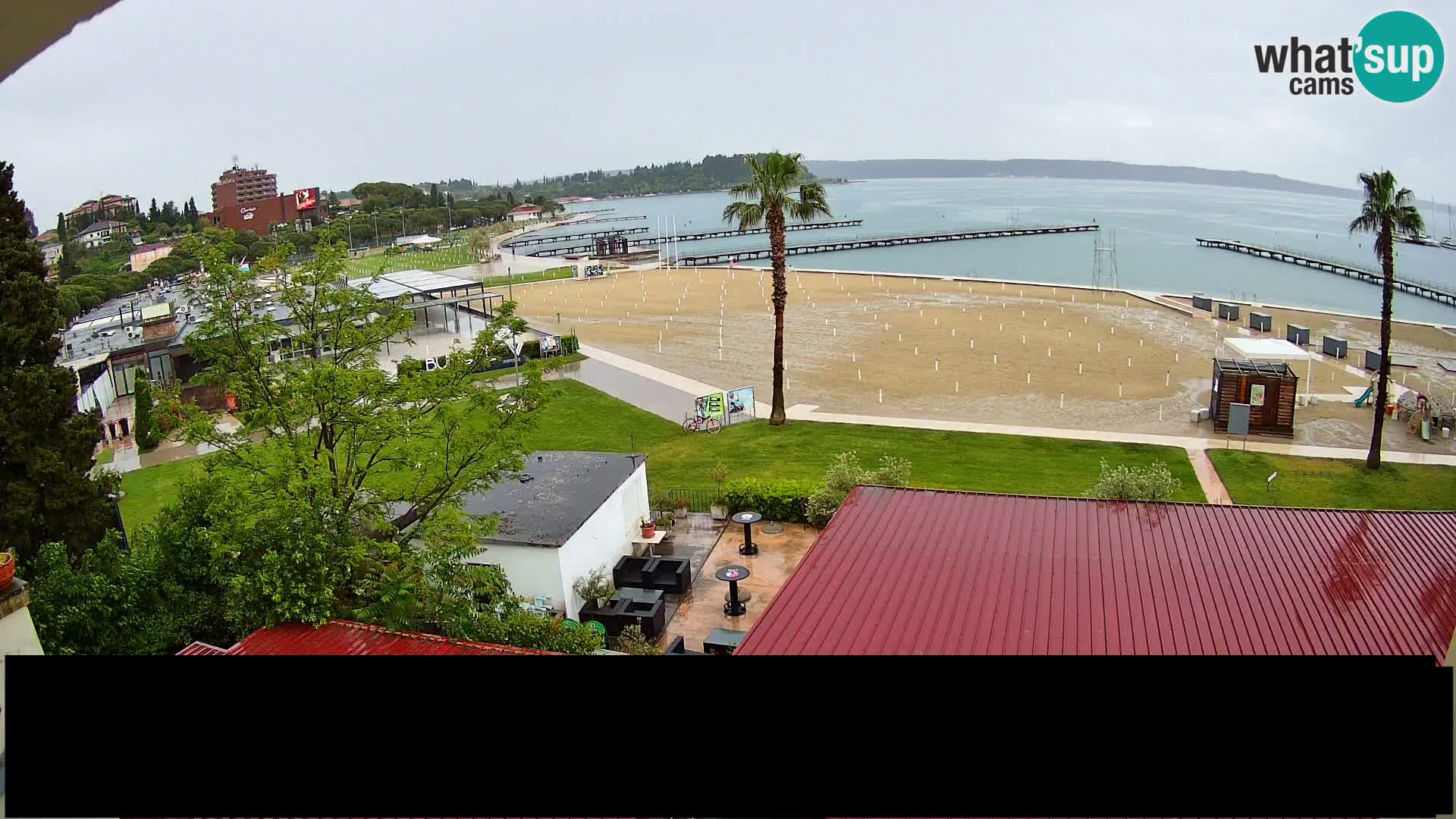 Web kamera Portorož plaža – Kavarna Karamela
