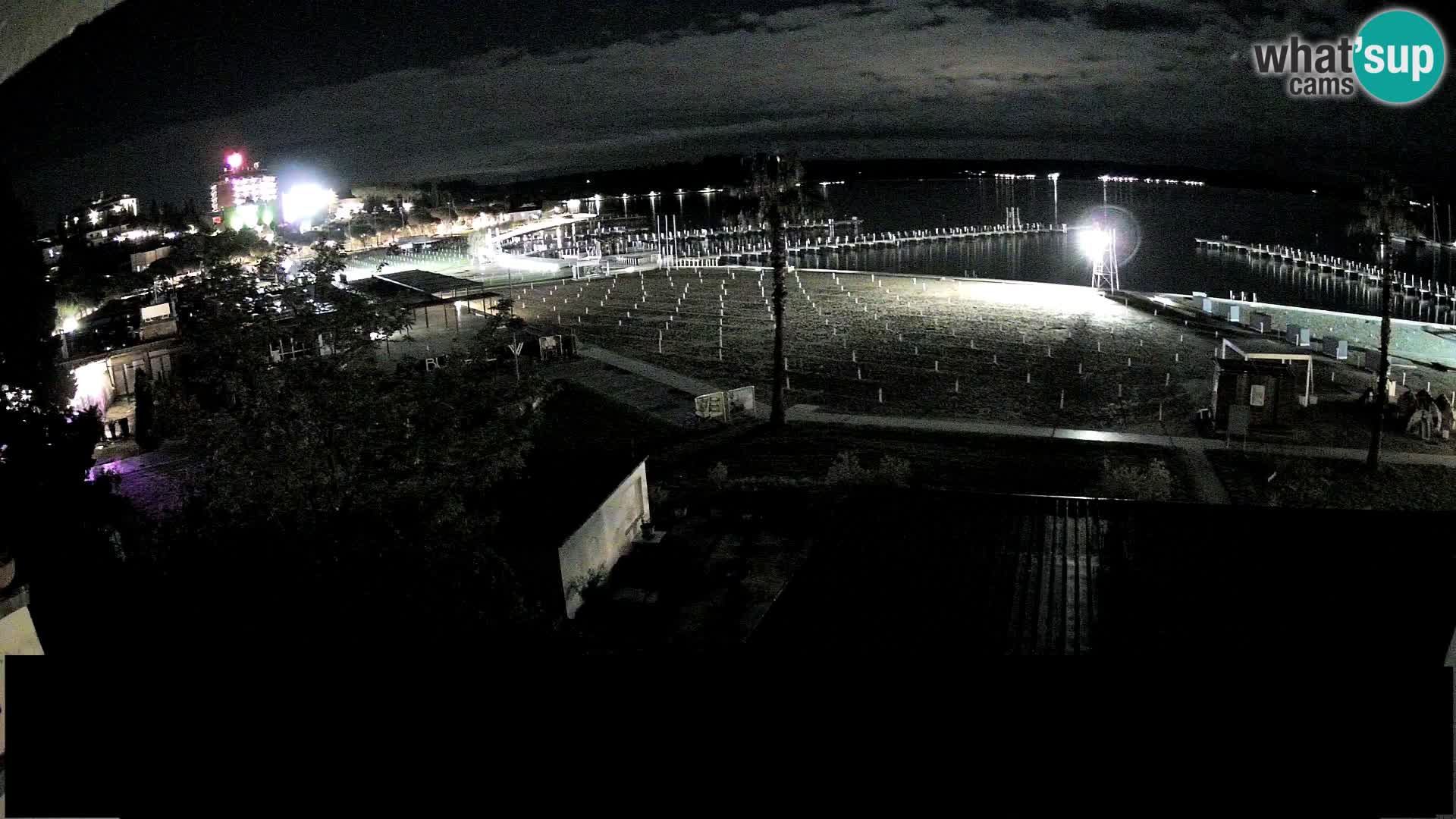 Kamera v živo Portorož plaža – Bungalow