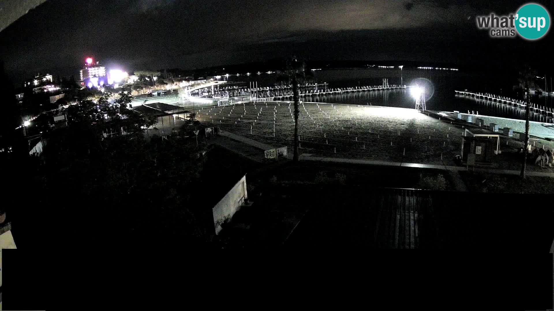 Playa Portorož camera en vivo
