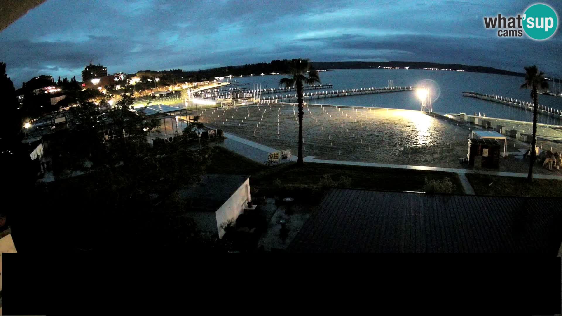 Plage Portorož live cam