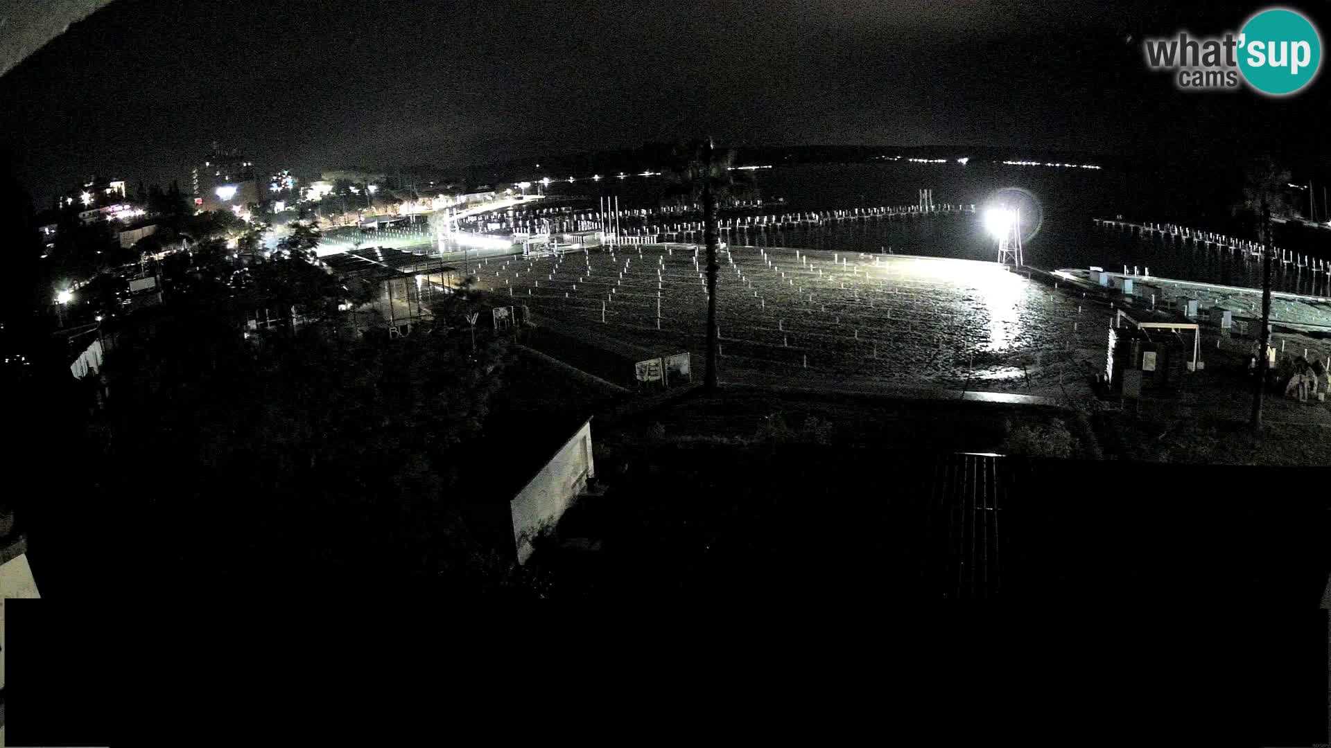 Kamera v živo Portorož plaža – Bungalow