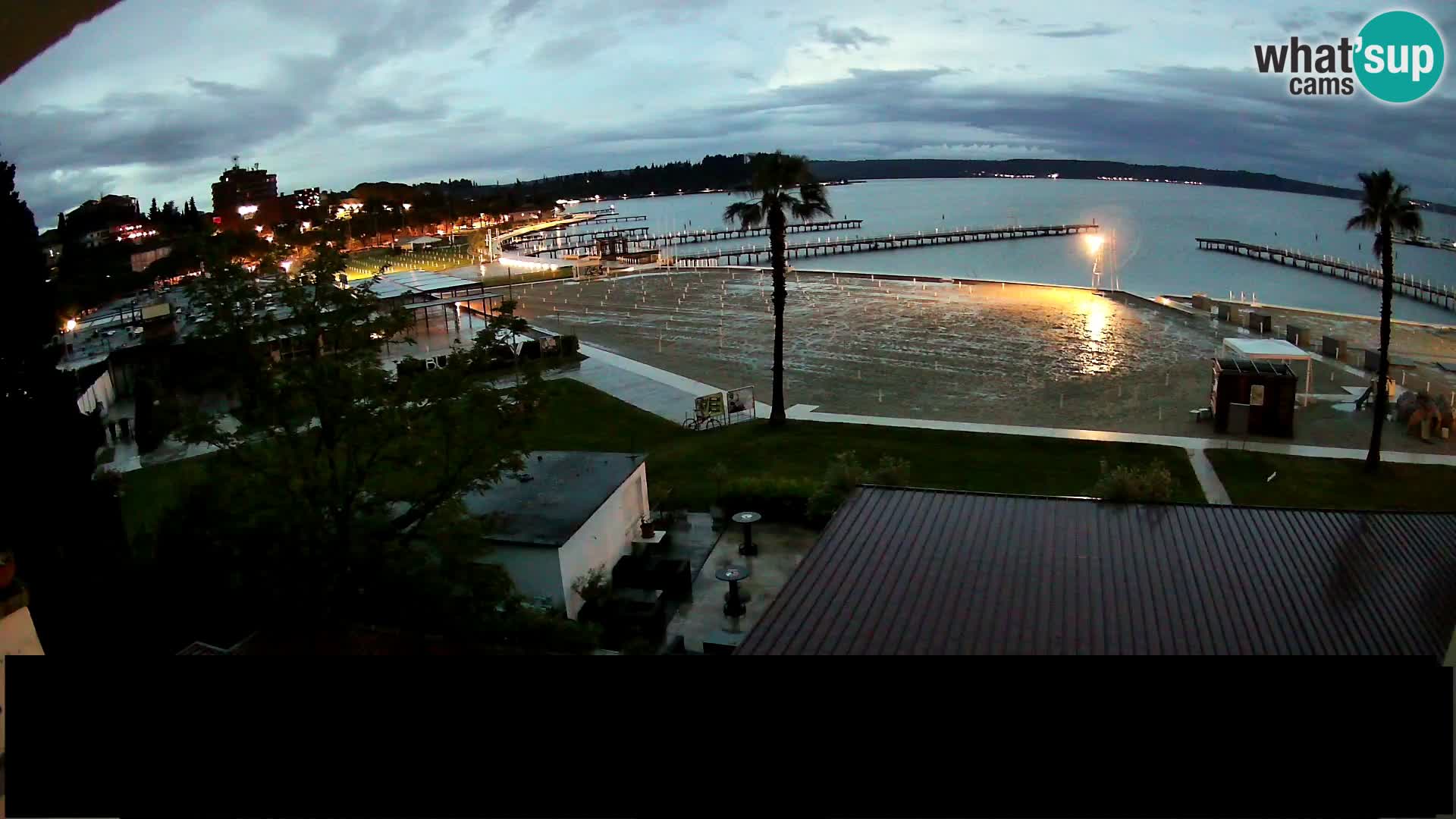 Playa Portorož camera en vivo