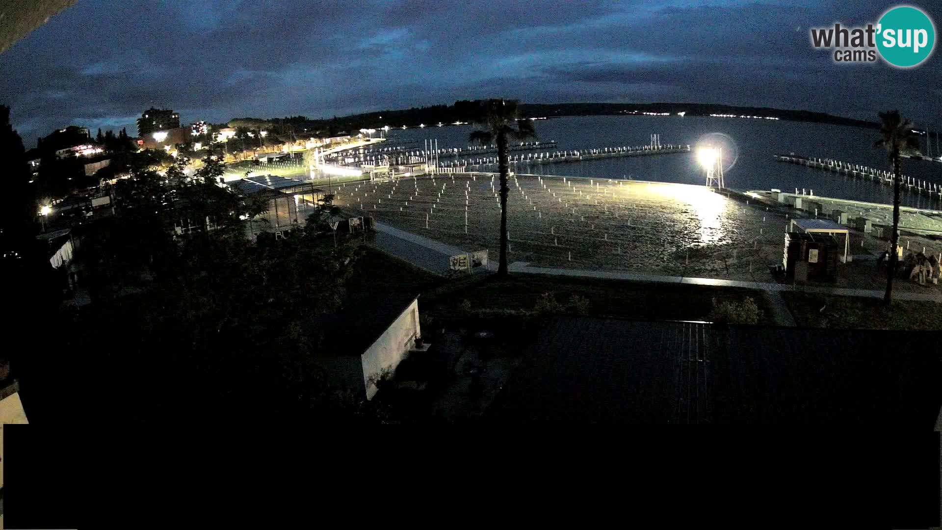 Kamera v živo Portorož plaža – Bungalow