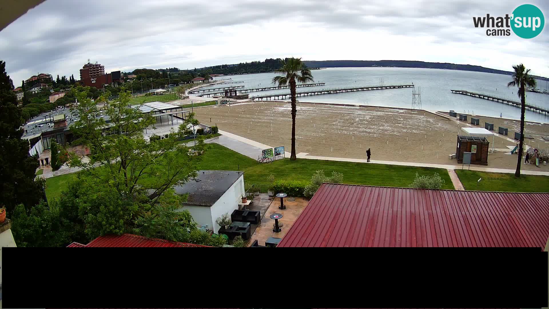 Playa Portorož camera en vivo