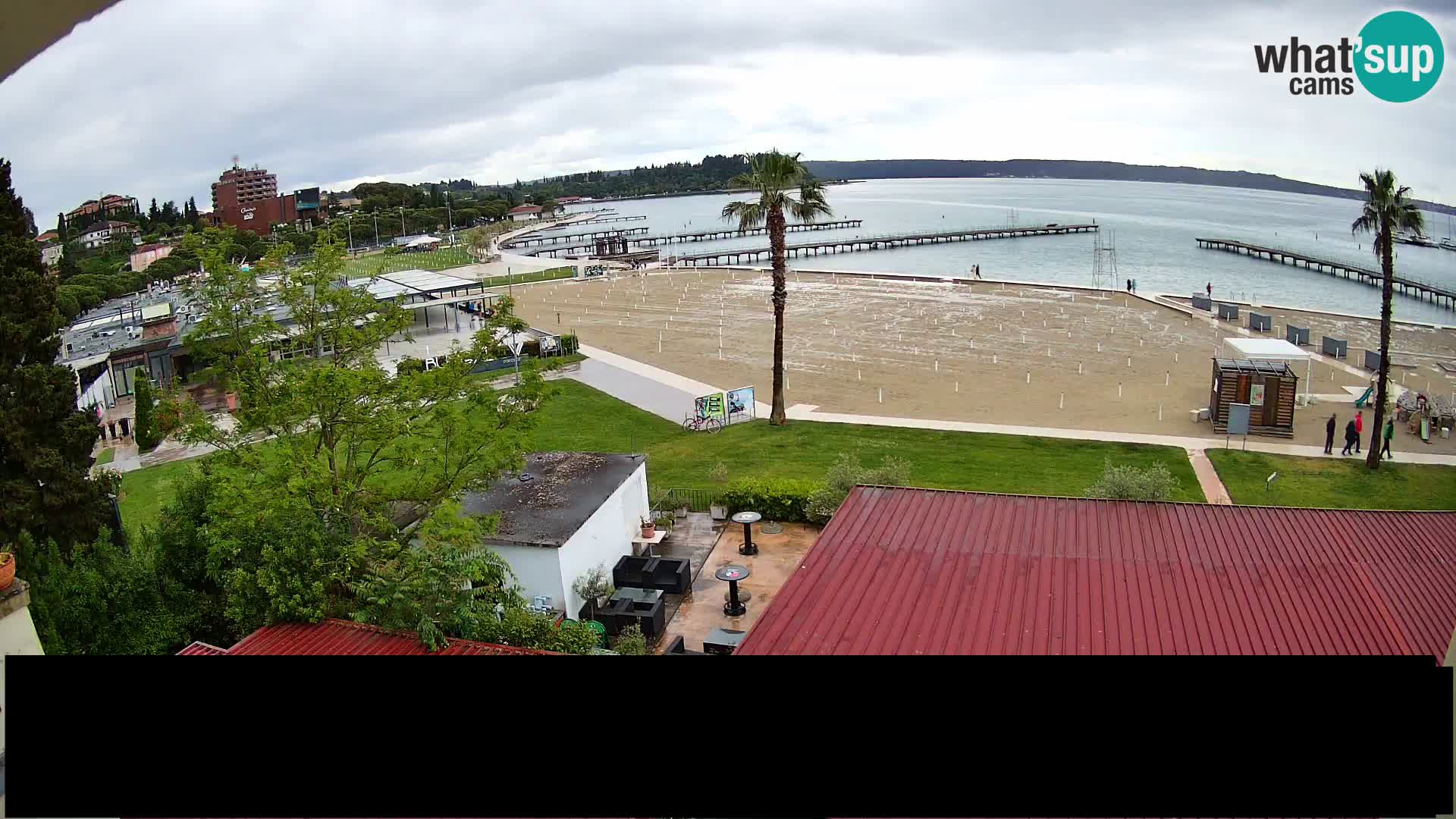 Web kamera Portorož plaža – Kavarna Karamela