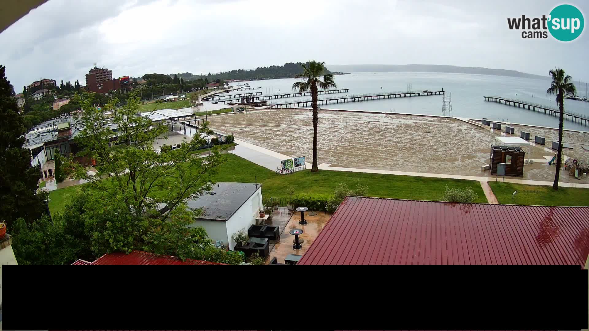 Web kamera Portorož plaža – Kavarna Karamela