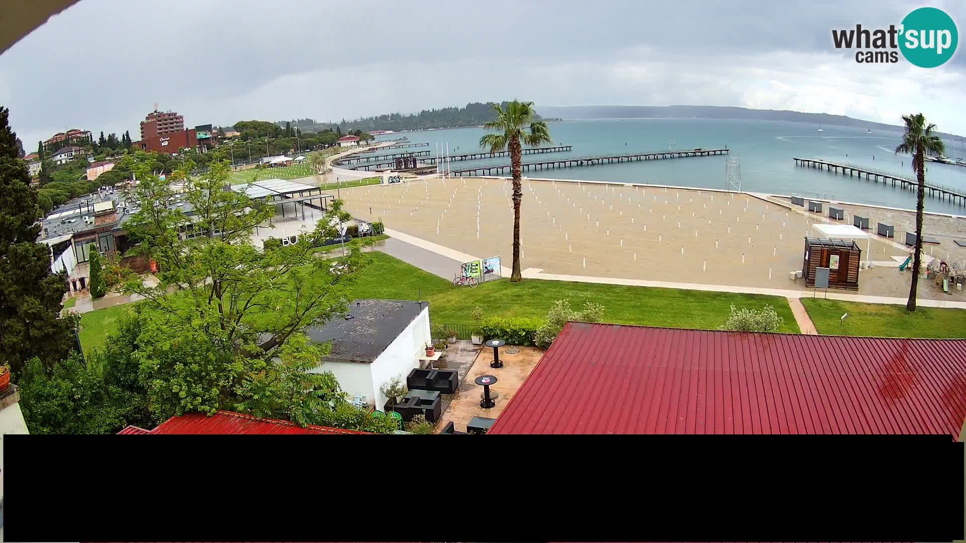 Spiaggia di Portorose live webcam