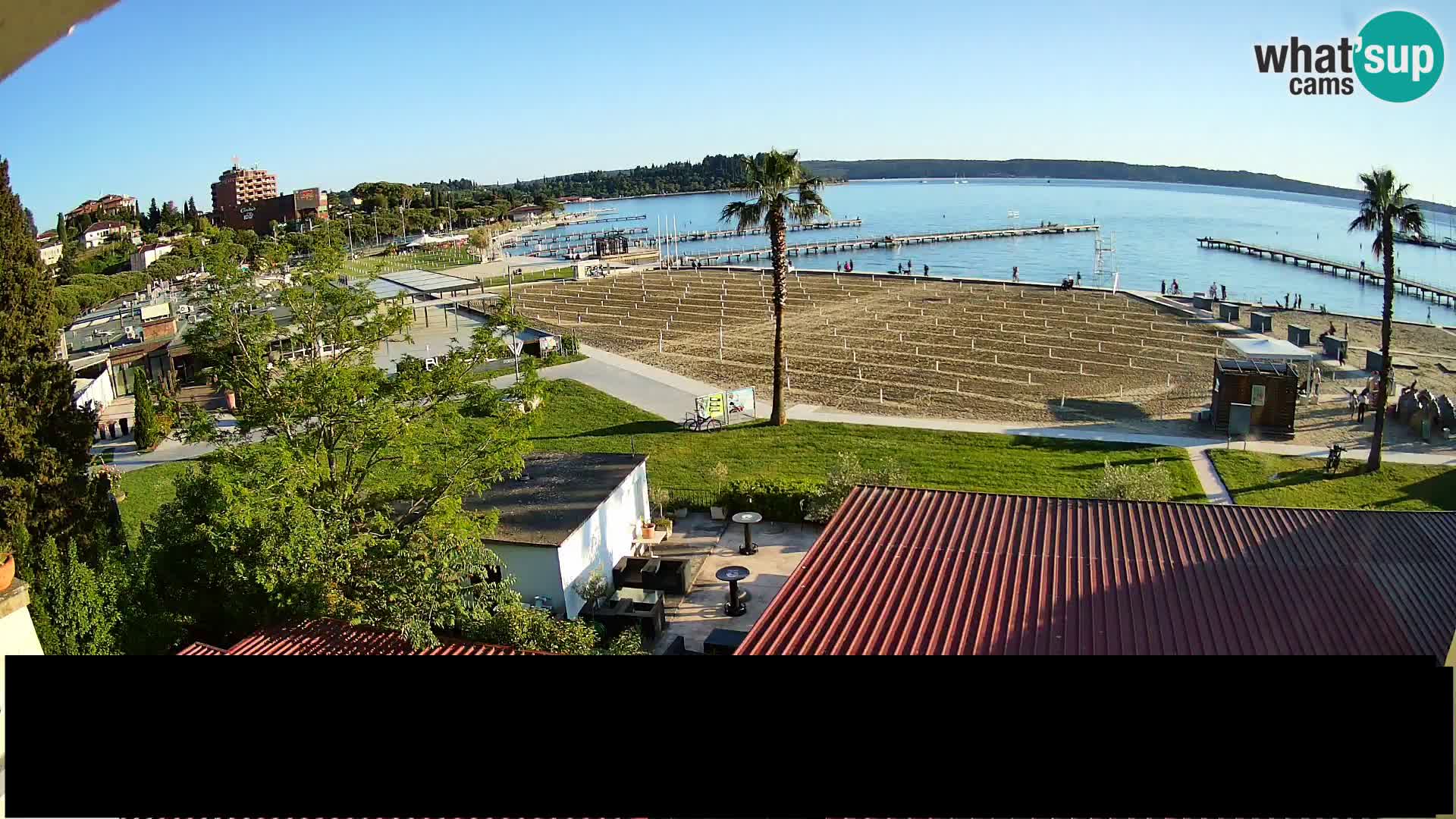 Webcam Live Spiaggia di Portorose