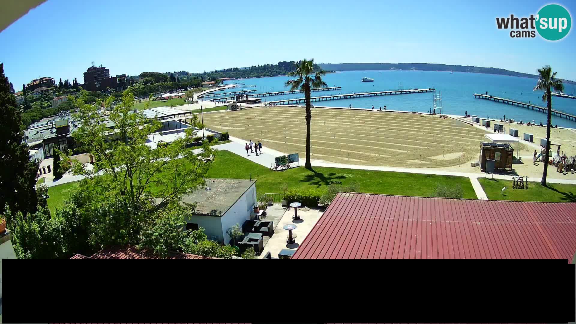 Webcam live Beach in Portorož