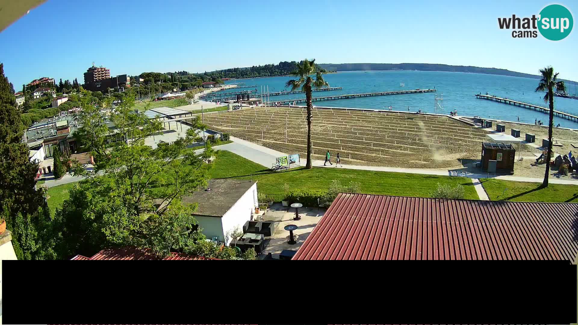 Webcam Live Playa de Portorož