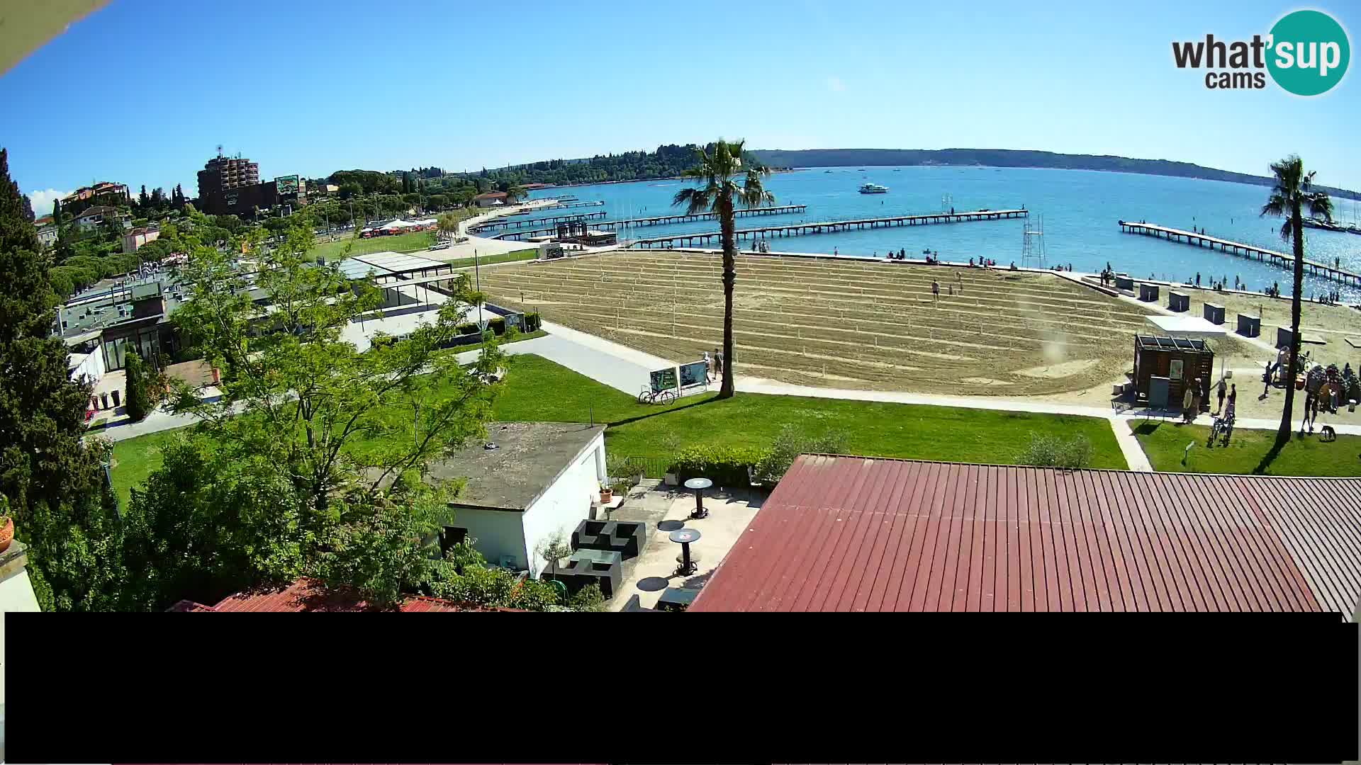 Plaža Portorož web kamera