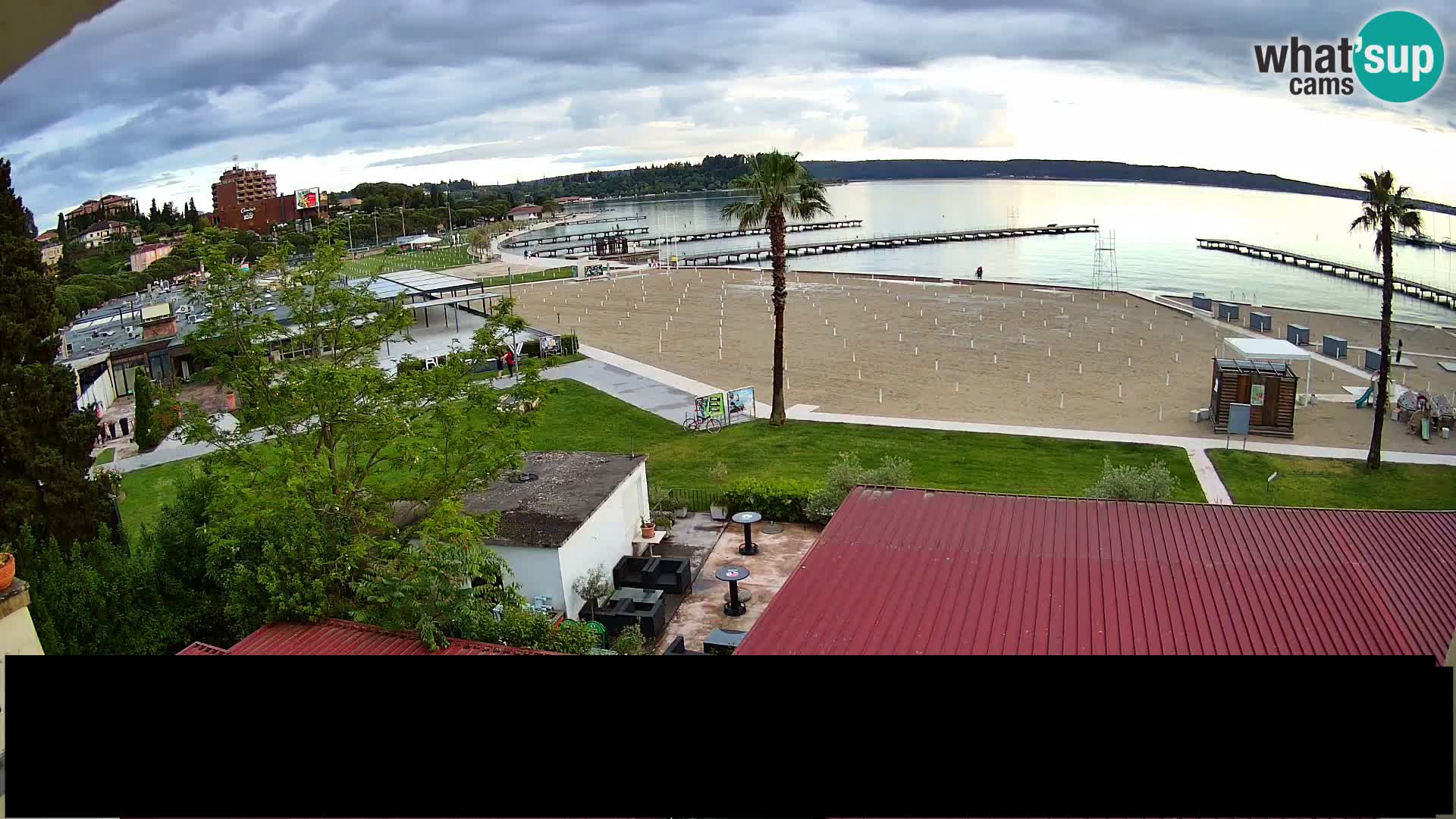 Webcam Live Playa de Portorož