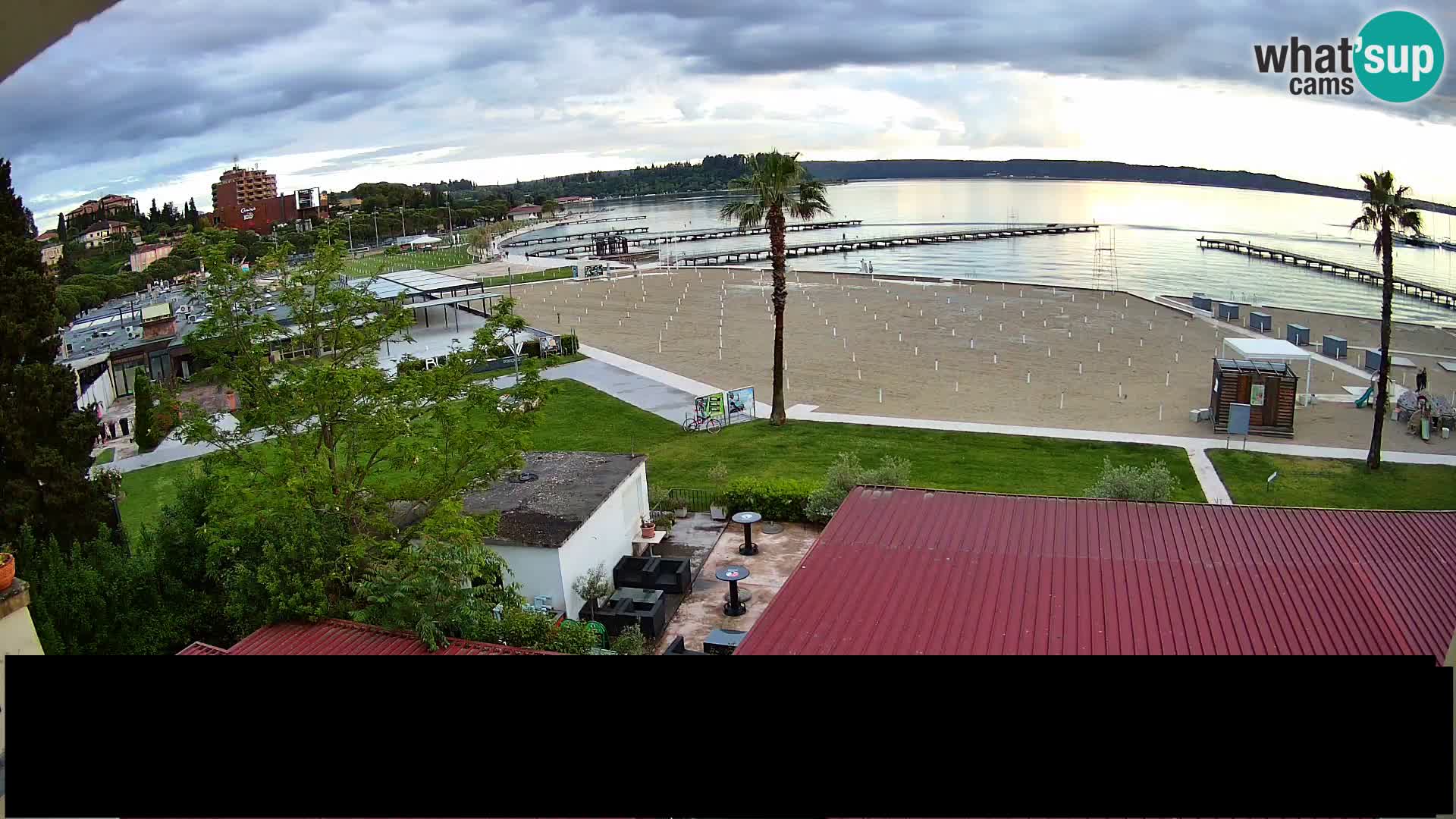 Plage Portorož live cam