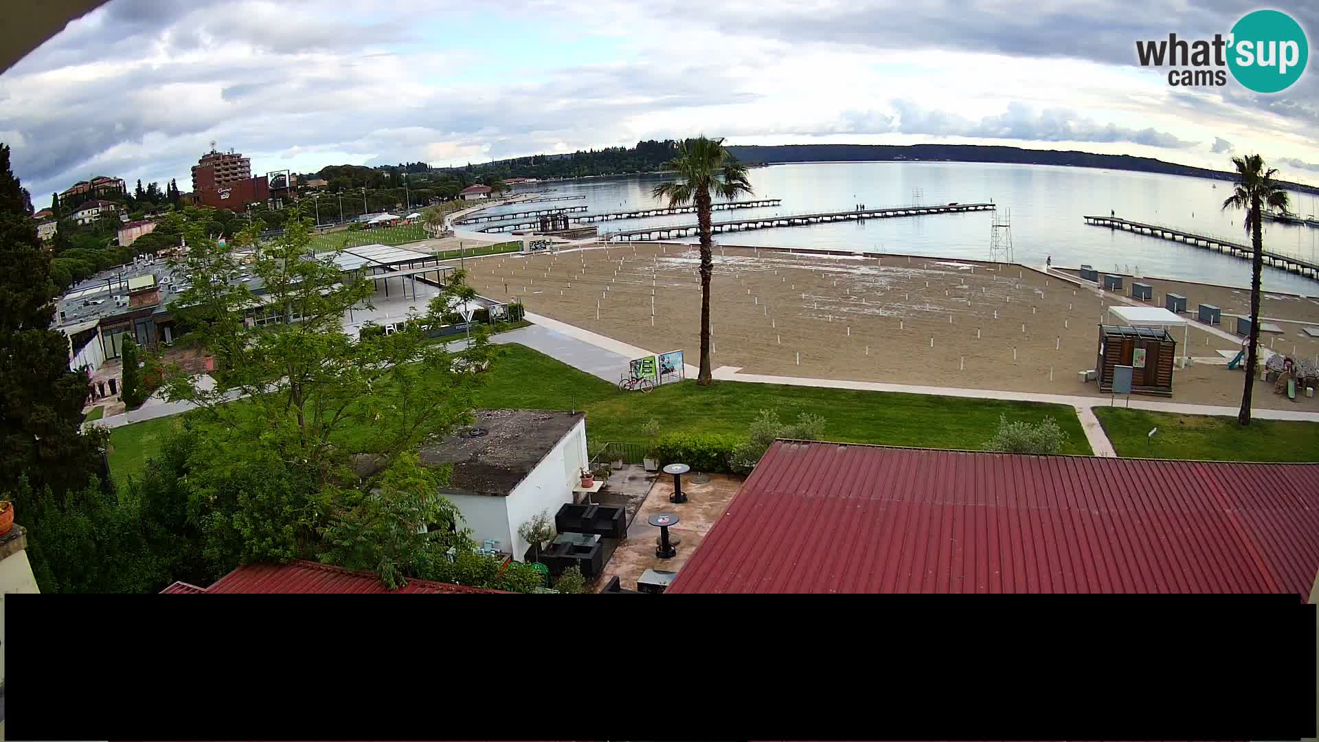 Webcam Live Playa de Portorož