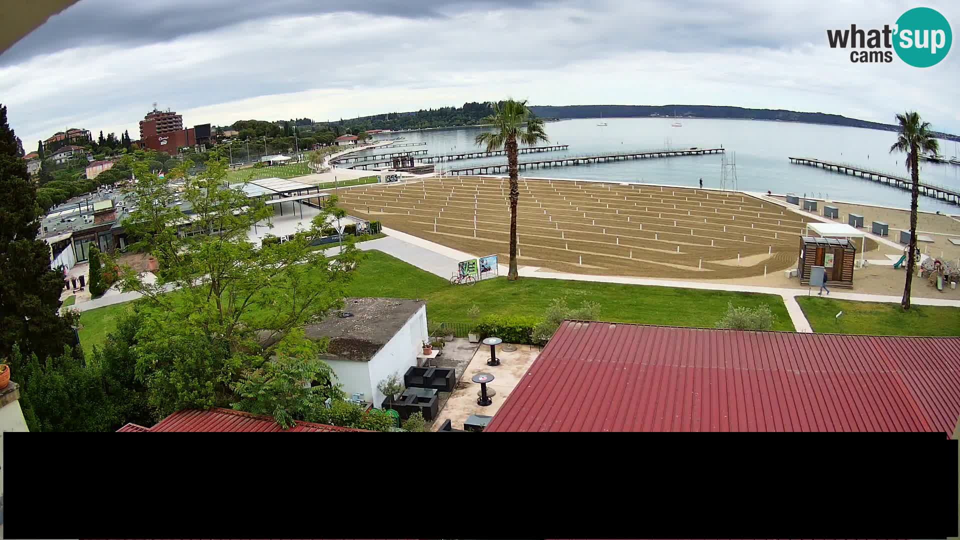 Spiaggia di Portorose live webcam