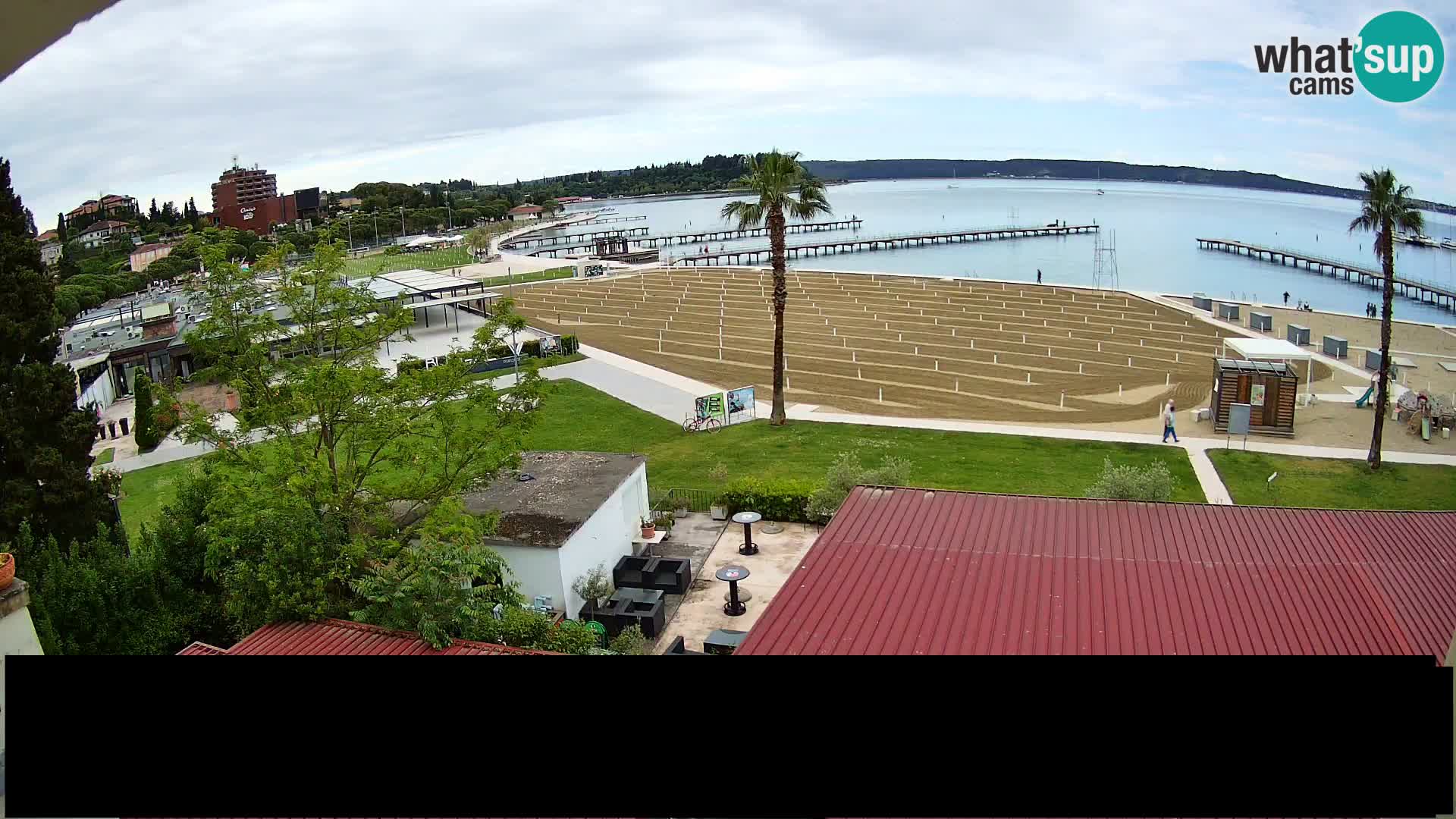 Webcam Live Playa de Portorož