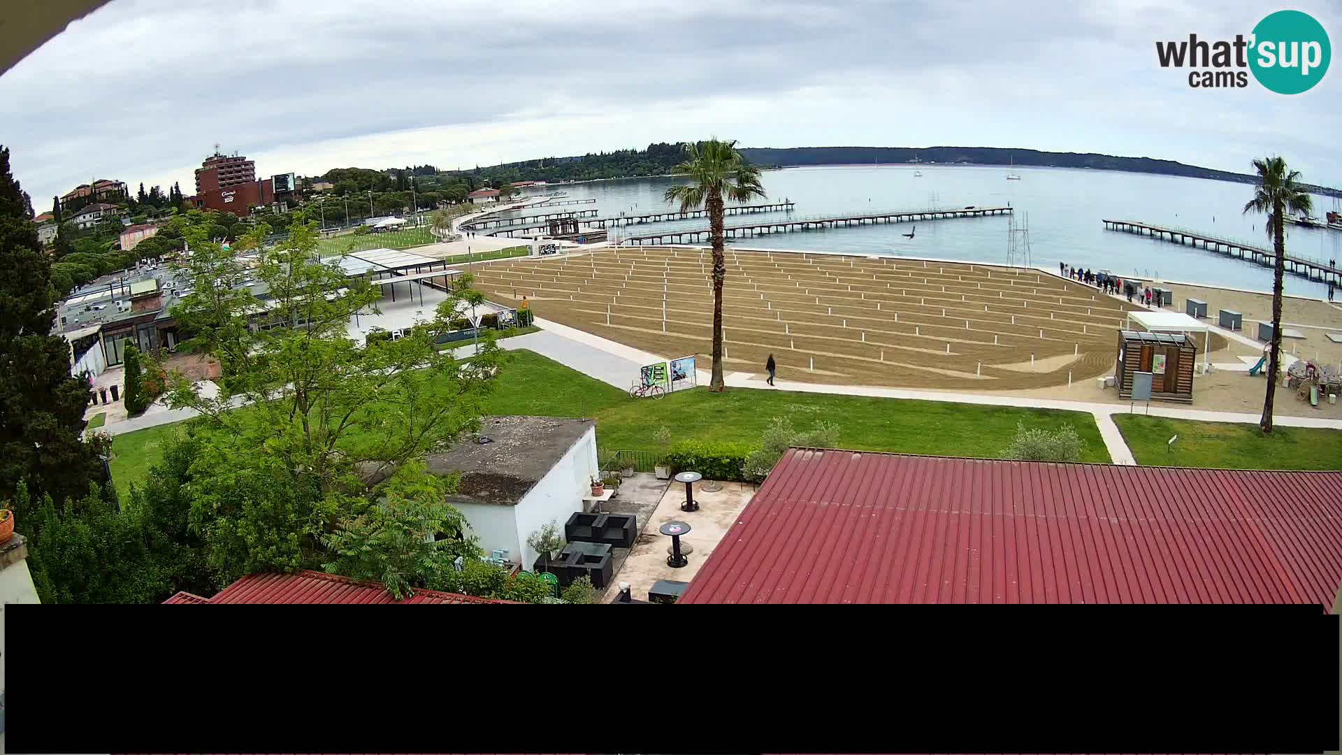 Web kamera Portorož plaža – Kavarna Karamela