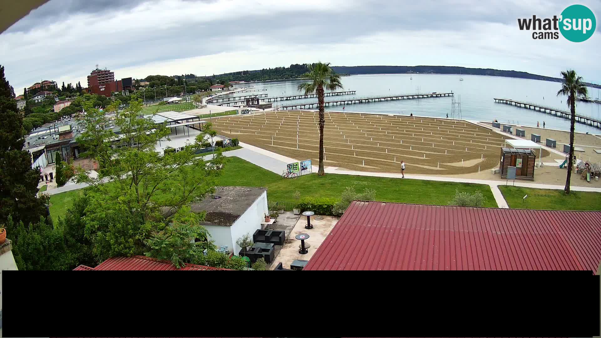 Webcam Portorož Strand – Karamela bar