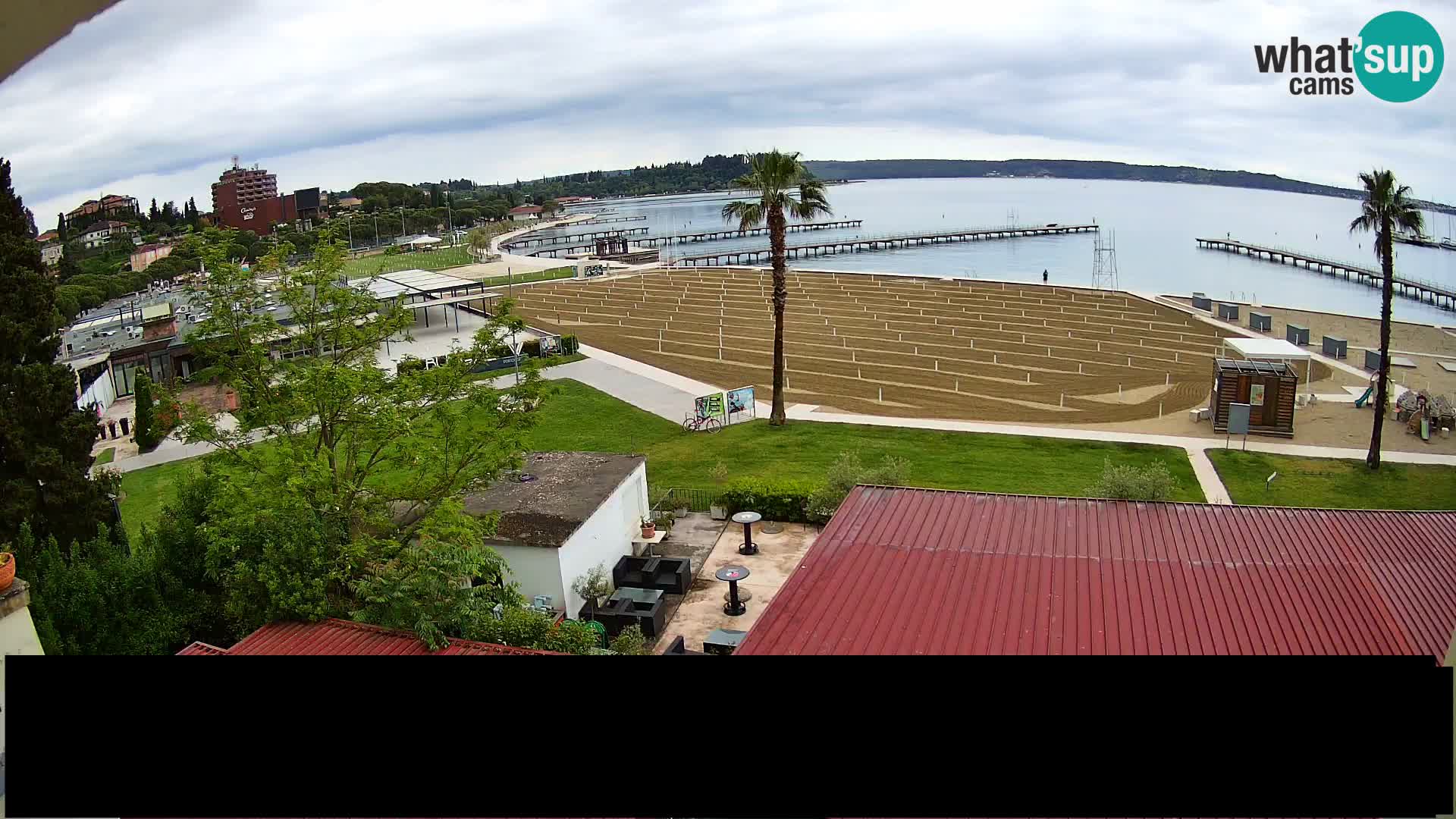 Webcam Portorož Strand – Karamela bar
