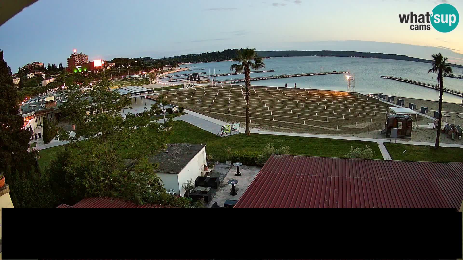 Web kamera Portorož plaža – Kavarna Karamela