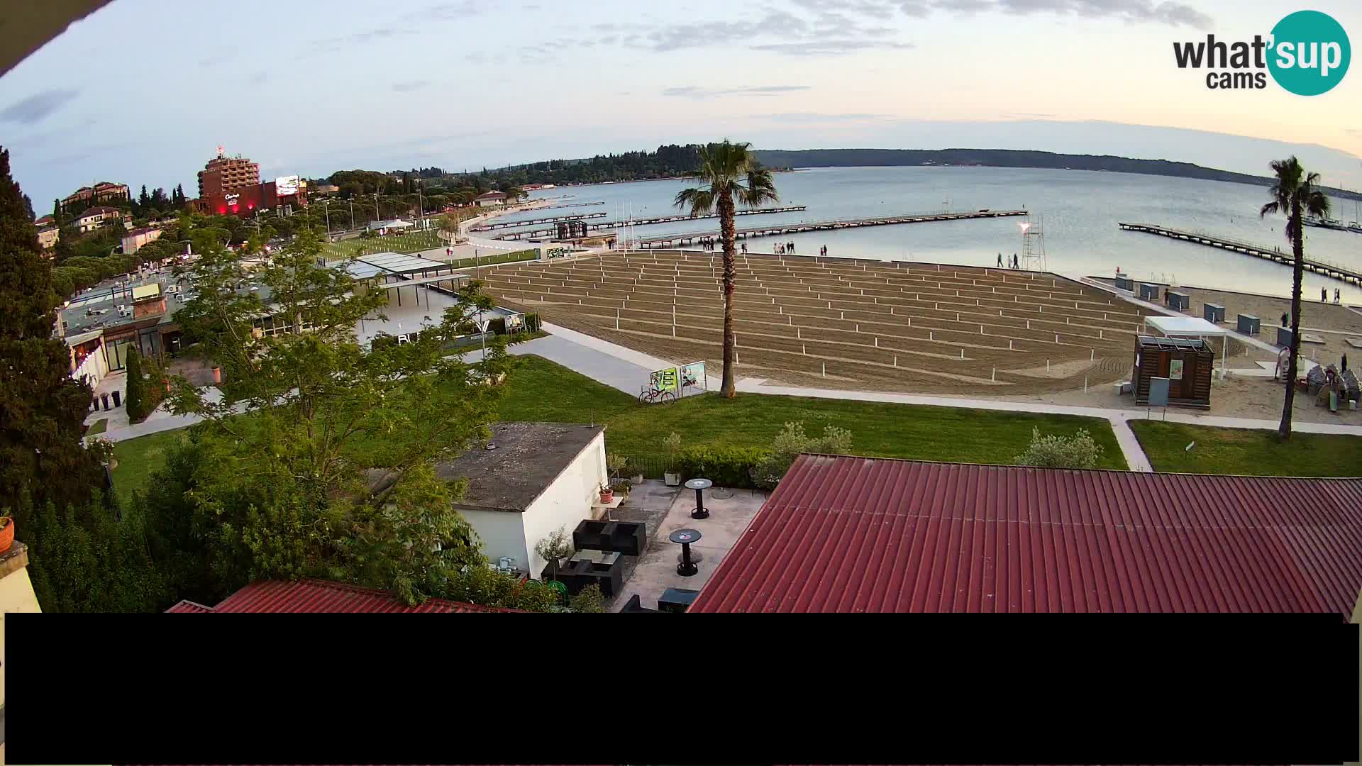 Web kamera Portorož plaža – Kavarna Karamela