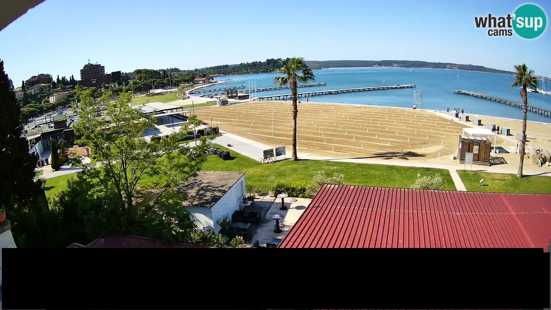 Spletna kamera plaža Portorož
