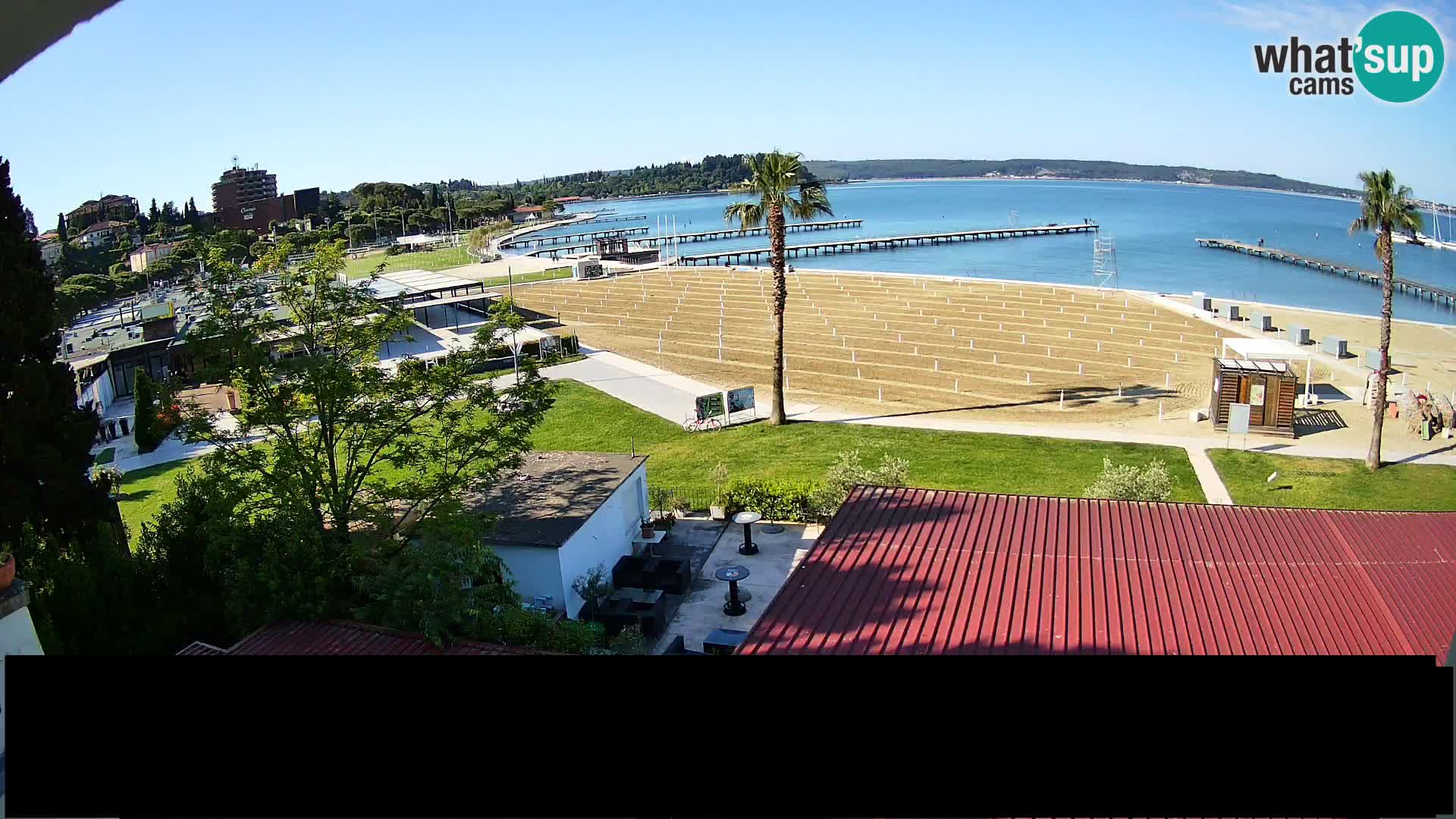 Spletna kamera Plaža Portorož