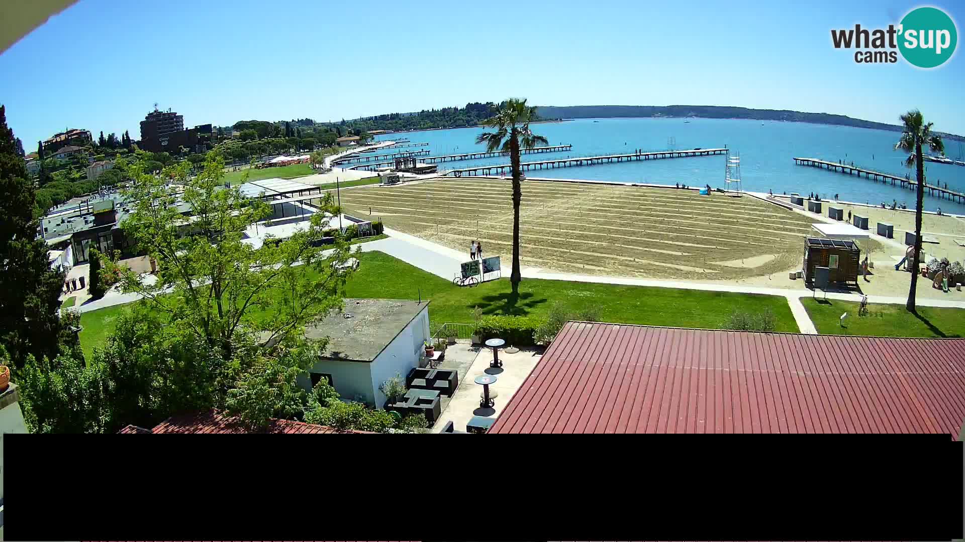 Spletna kamera plaža Portorož