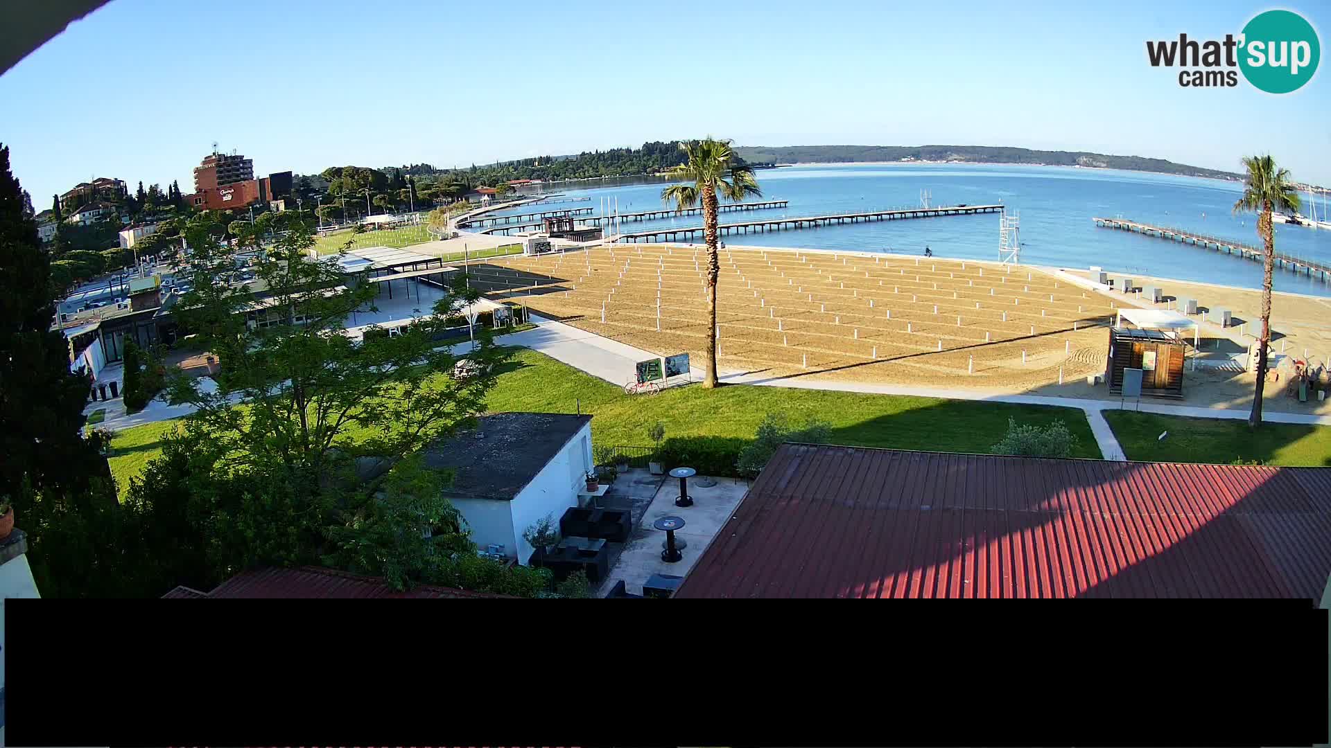 Plaža Portorož web kamera