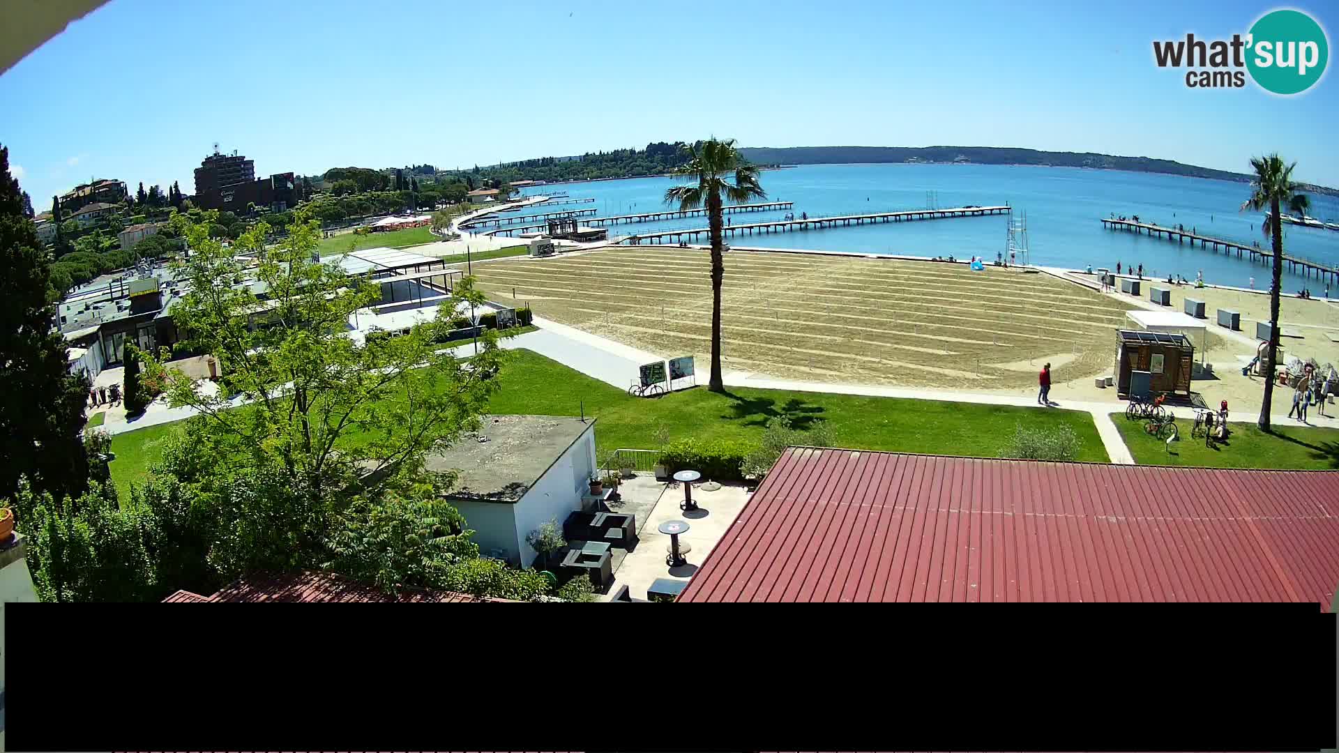Webcam Live Spiaggia di Portorose
